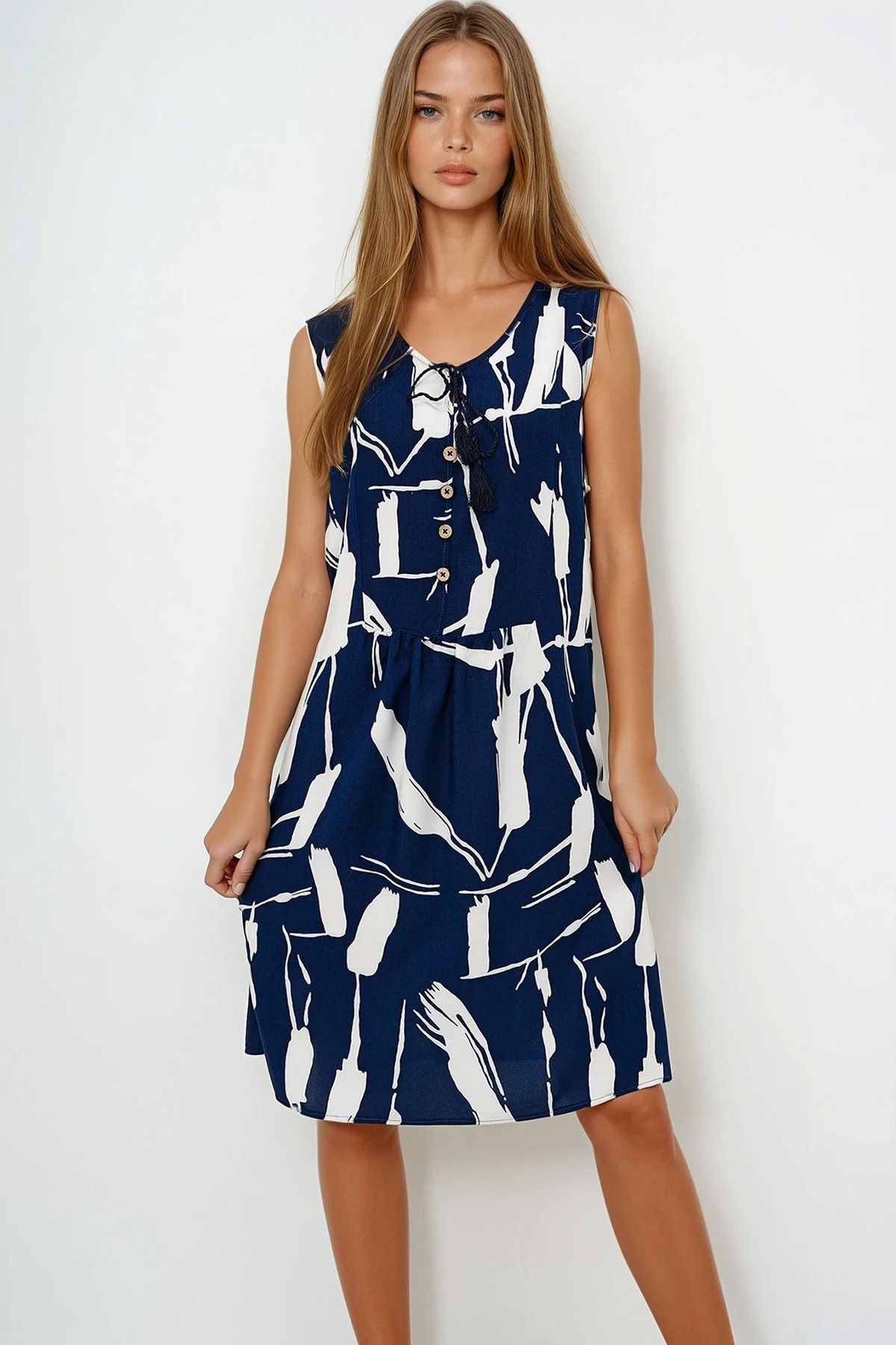 VAGGON-Rochie - Multicolor - A-line 3