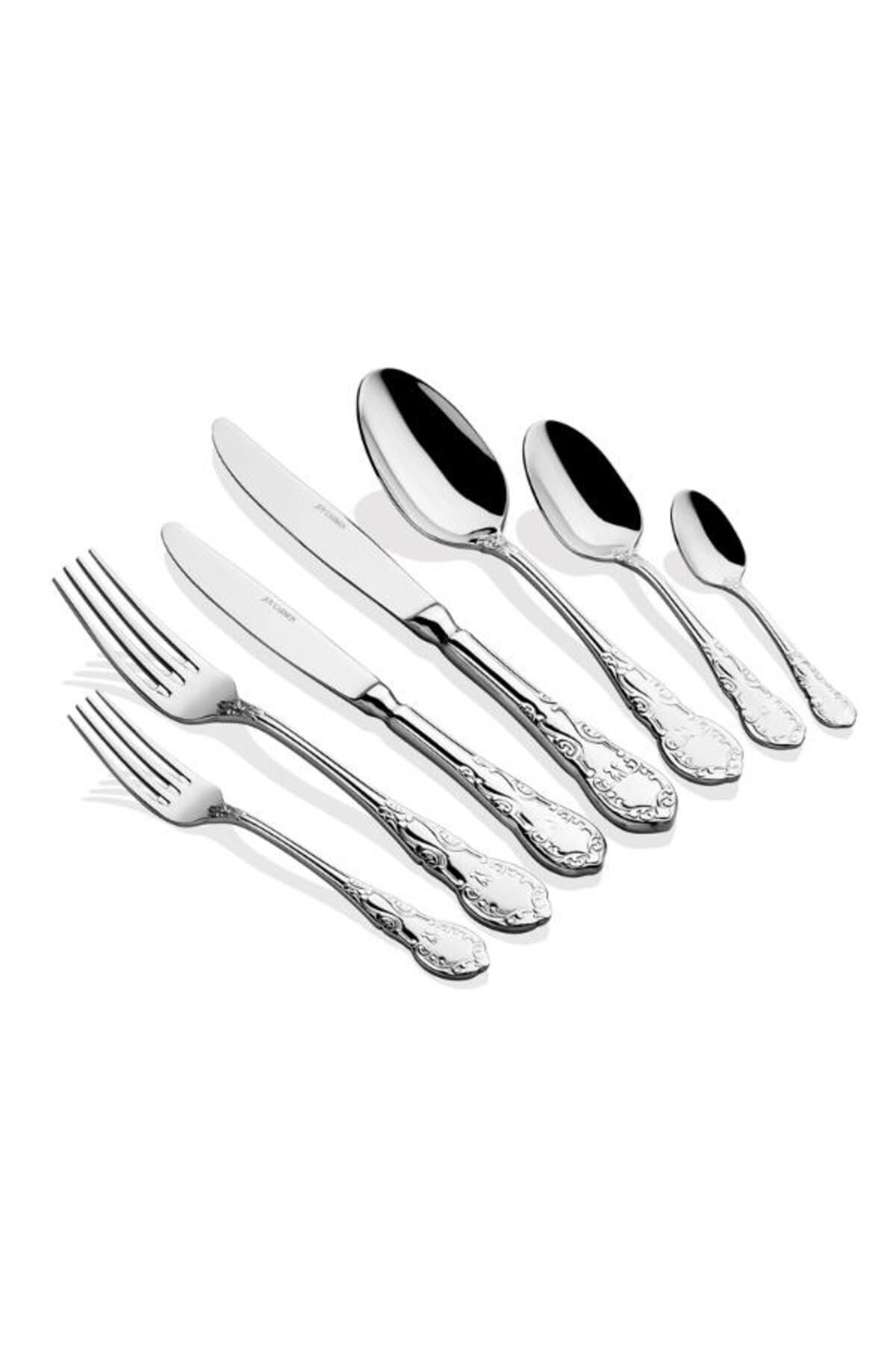 LAMEDORE 1cut-001 Excellence Cutlery 89 Parça Kaşık Takımı