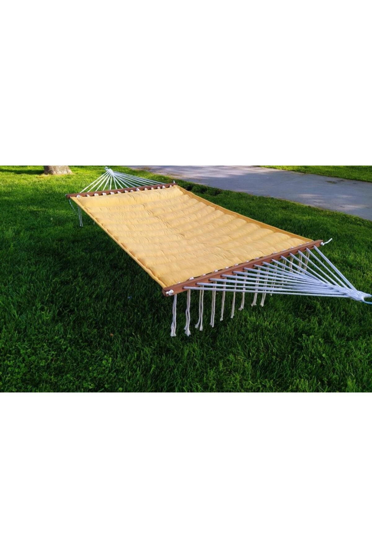 Bilen Hamak Kumaş Hamak Yastıklı 150 cm. Hardal