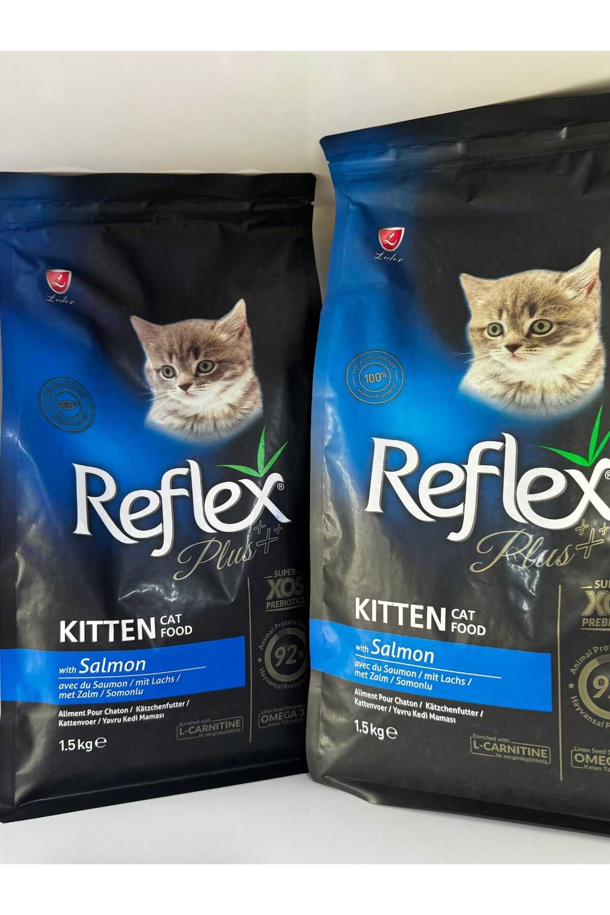 Reflex 2 Lİ REFLEX PLUS SOMONLU YAVRU KEDİ MAMASI