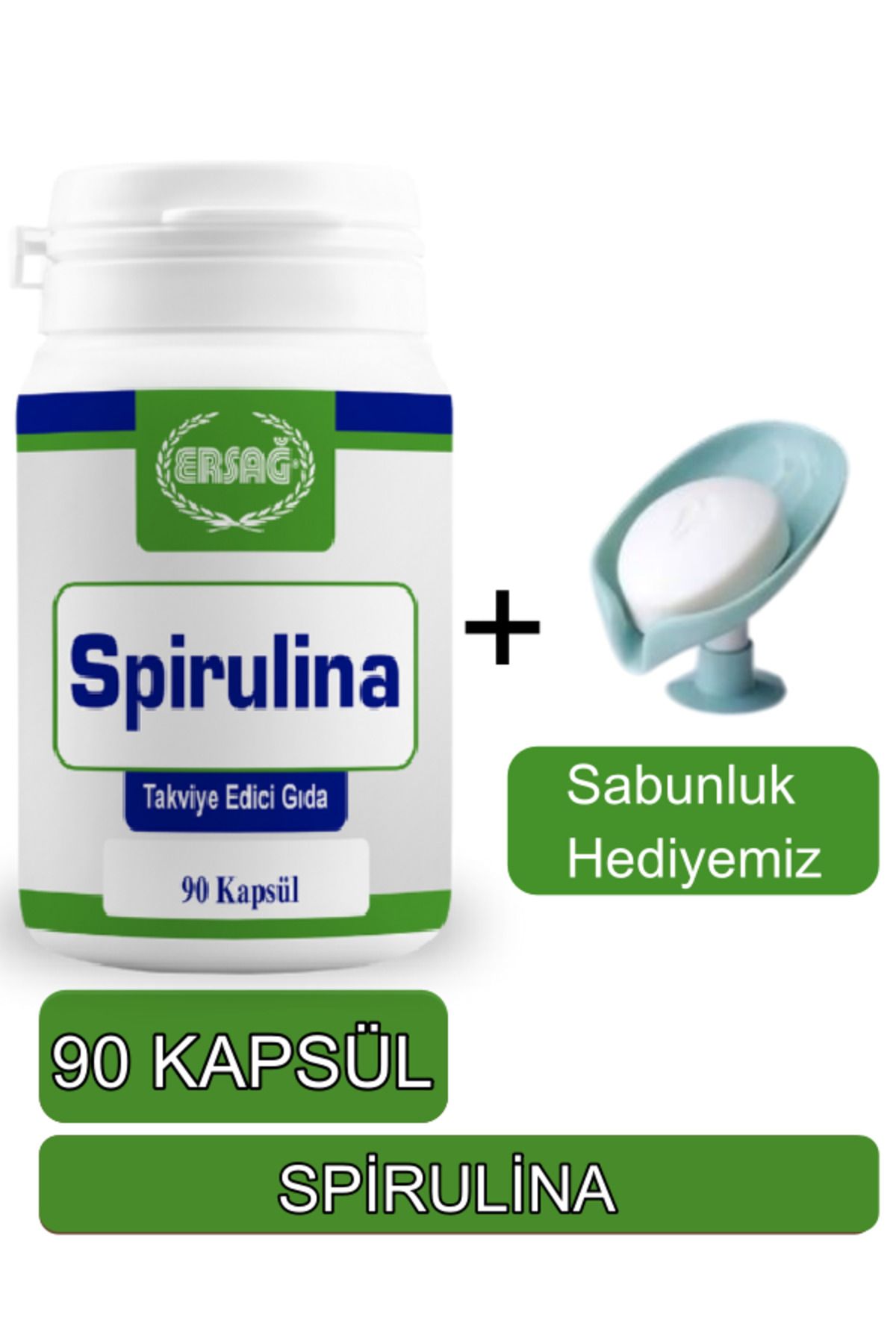 Ersağ Spirulina Takviye Edici Gıda - Sabunluk Hediyemiz 2016-44