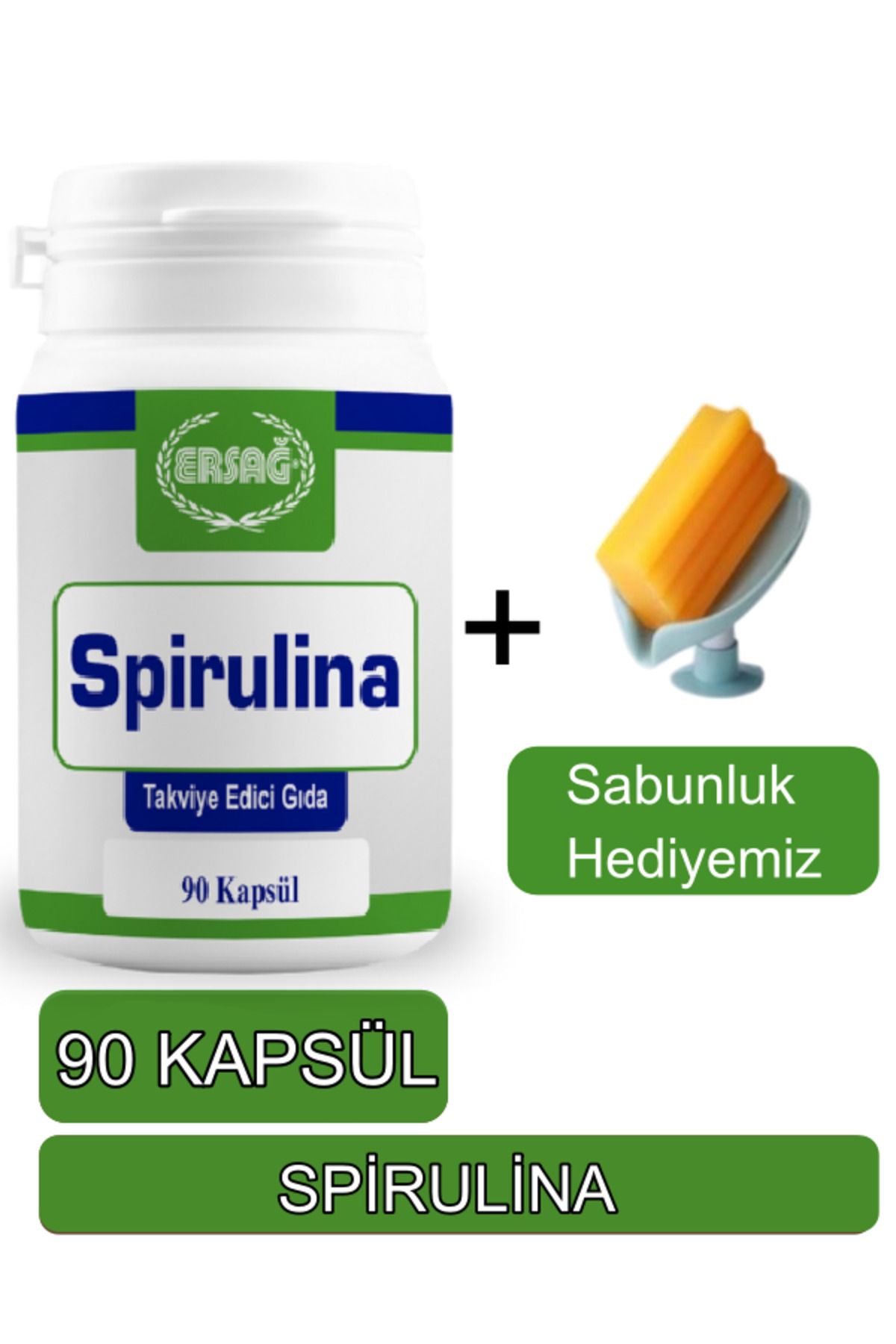 Ersağ Spirulina Takviye Edici Gıda - Sabunluk 2016-55