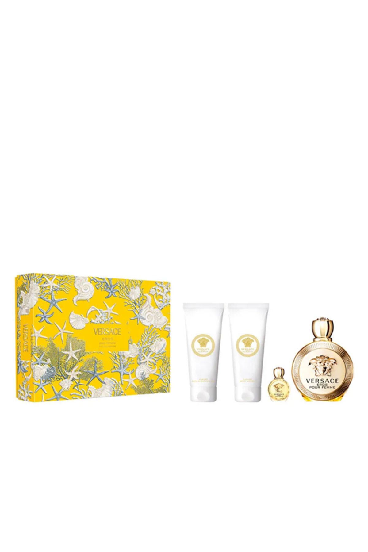 Versace Eros Pour Femme EDP Spring Set 25 100 ML Shower Gel 100 ML BL100 ML GWP 5 ML