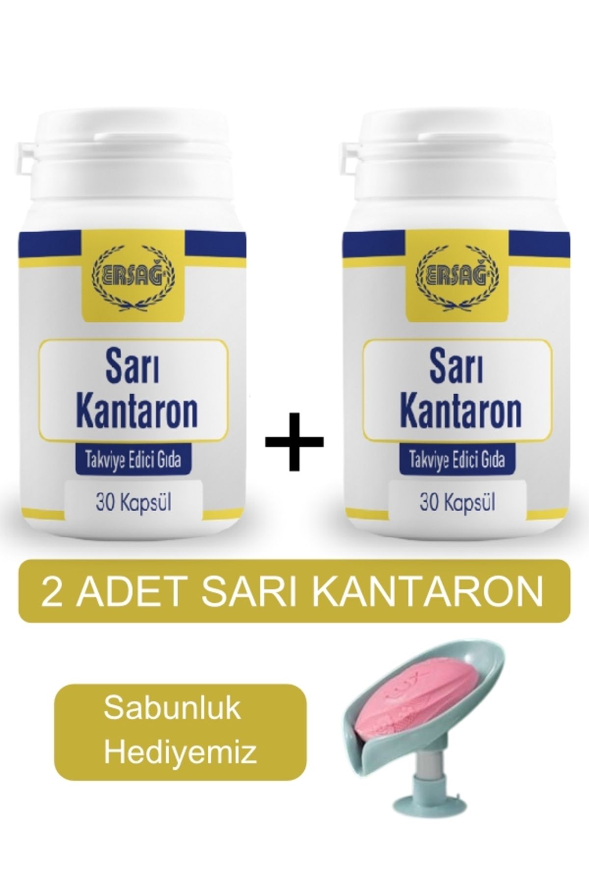 Ersağ Sarı Kantaron (2 Kutu ) - Sabunluk Hediyemiz 2008-39