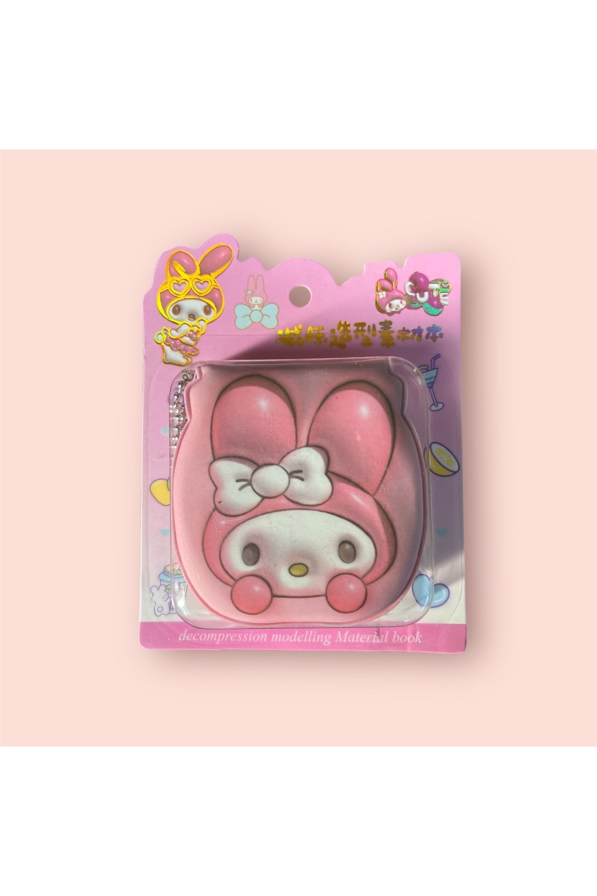 synshop Sanrıo Kuromi Arkadaşları Mini Squishy Not Defteri Sukuşi Anahtarlık 1 Adet