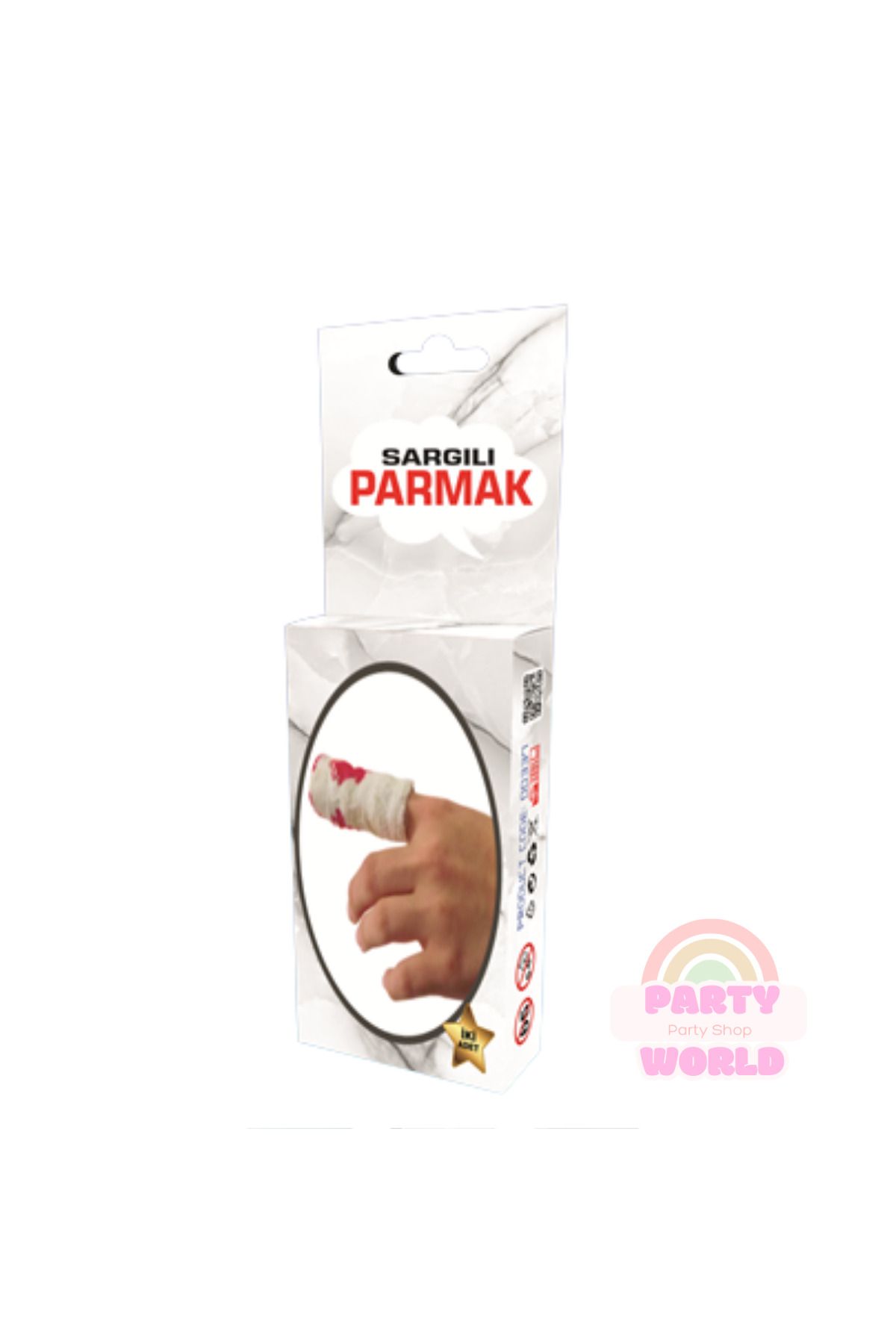 party world Sargılı Parmak – Gerçekçi Şaka Malzemesi (1 Adet)