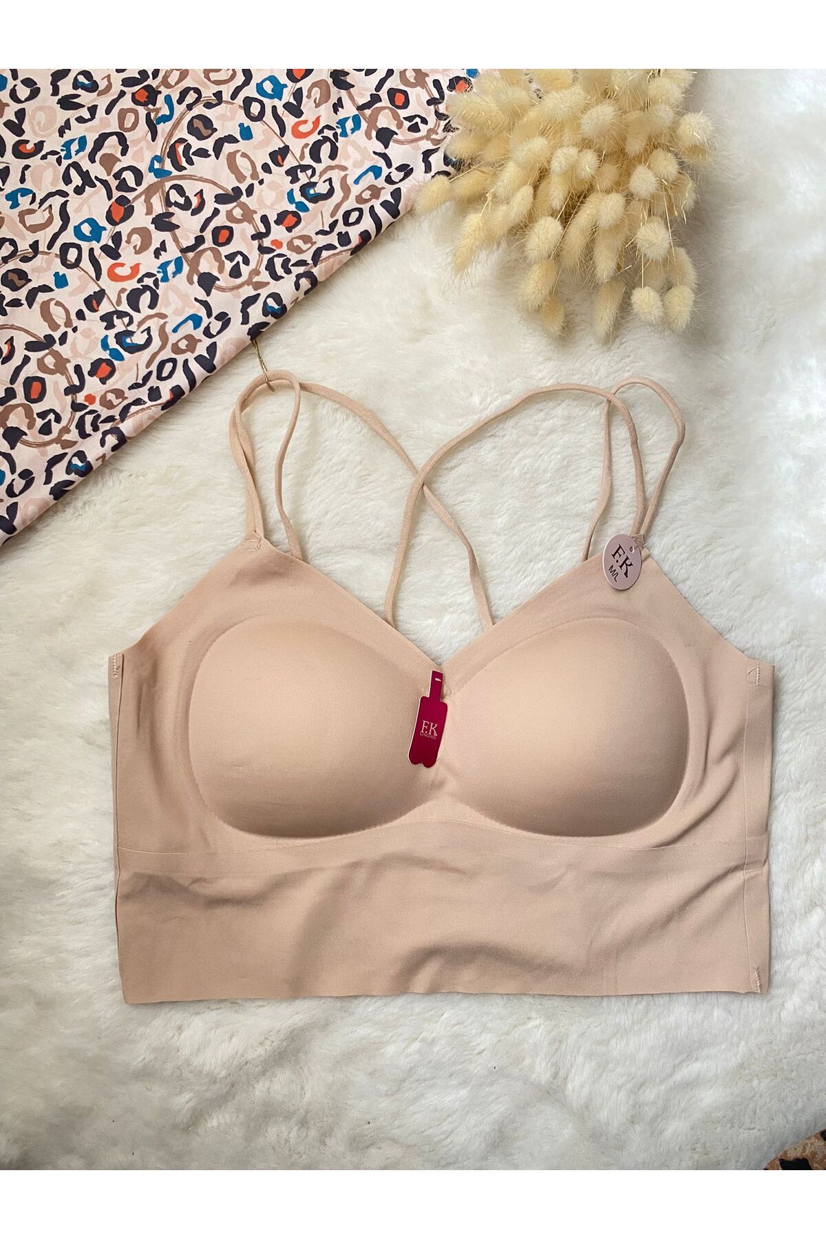 FK Lazer Kesim Pedli Kadın Seamless Bralet Sütyen