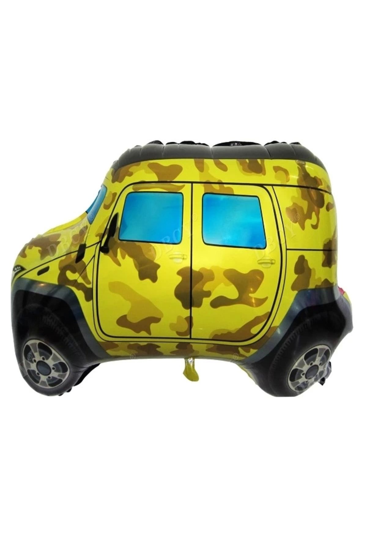 Papatya Süs Evi SARI JEEP FOLYO BALON 45*70
