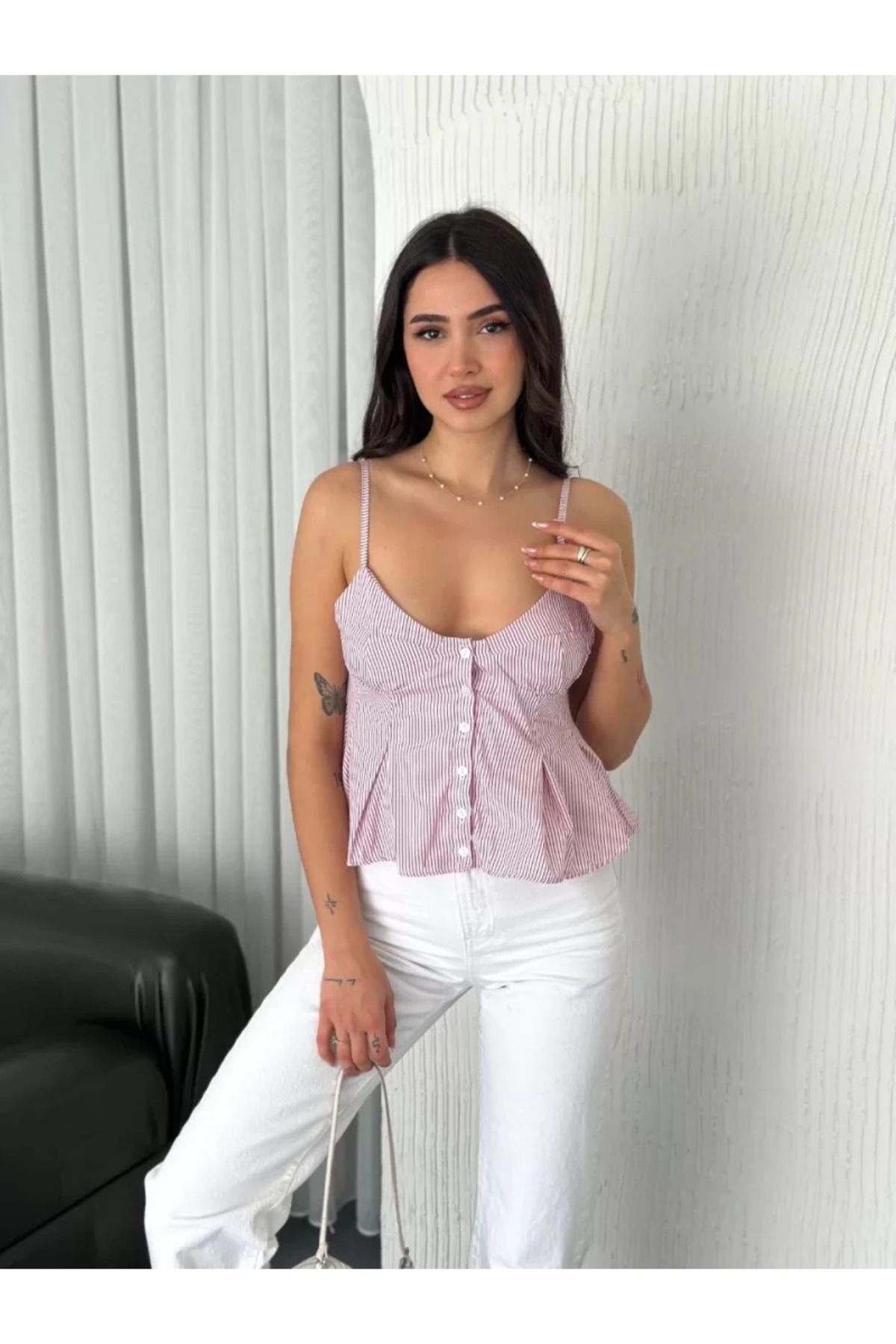 BBbutik Askılı Dekolte detaylı crop