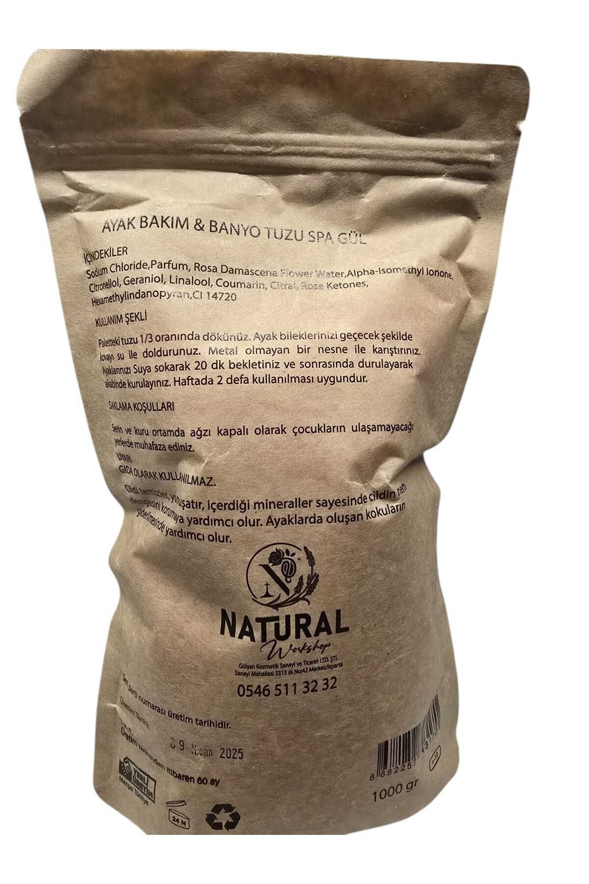Gülsarayı NATURAL AYAK BAKIM & BANYO TUZU GÜL 1000 GR