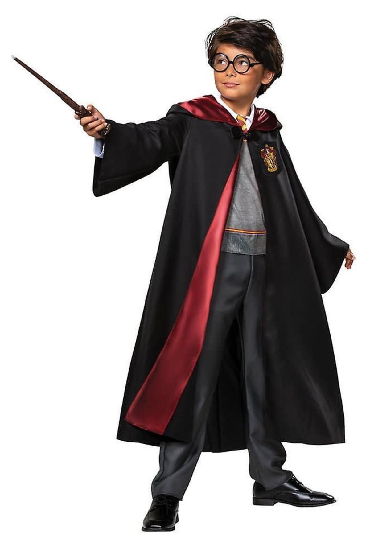 Avantaj Kapıda ® Harry Potter Gryffindor Cübbe Çocuk Boy - Harry Potter Kostümü 11-12 Yaş (Tam Takım)