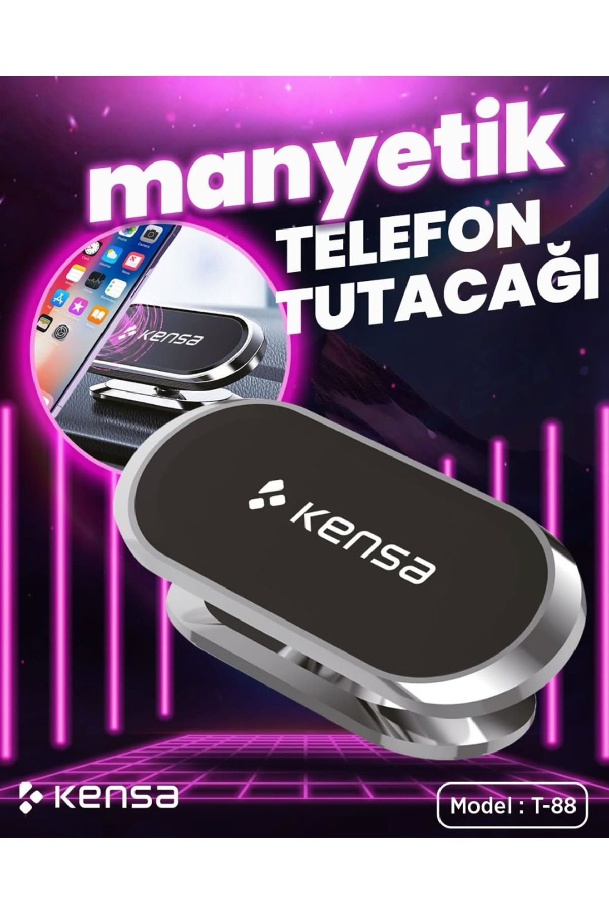 Kensa MANYETİK ARAÇ TELEFON TUTUCU