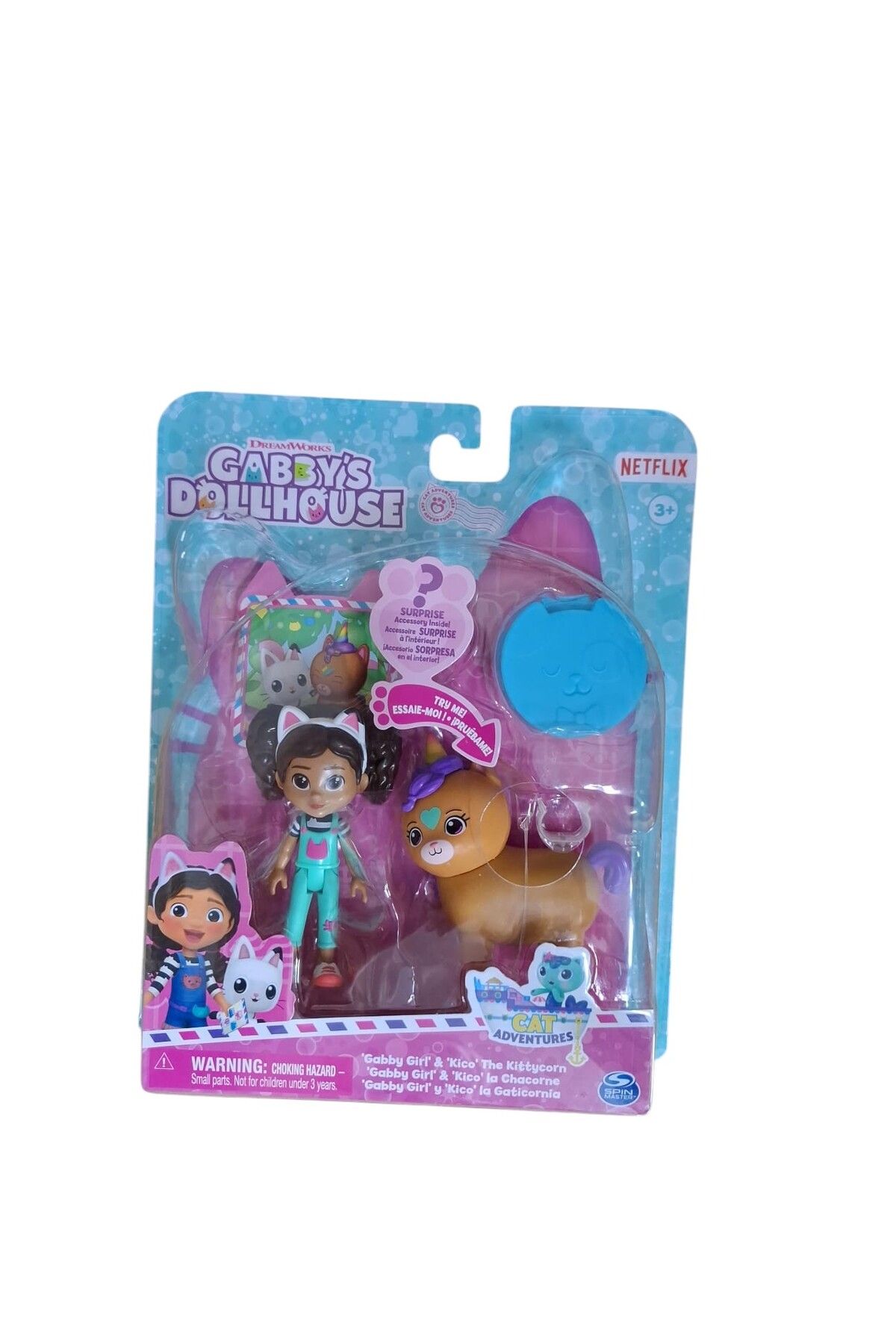 Sunman SPİN MASTER GABBYS DOLLHOUSE 6067672 CAT TİVİTY PAKETİ GABBY VE KİTTYCORN 3
