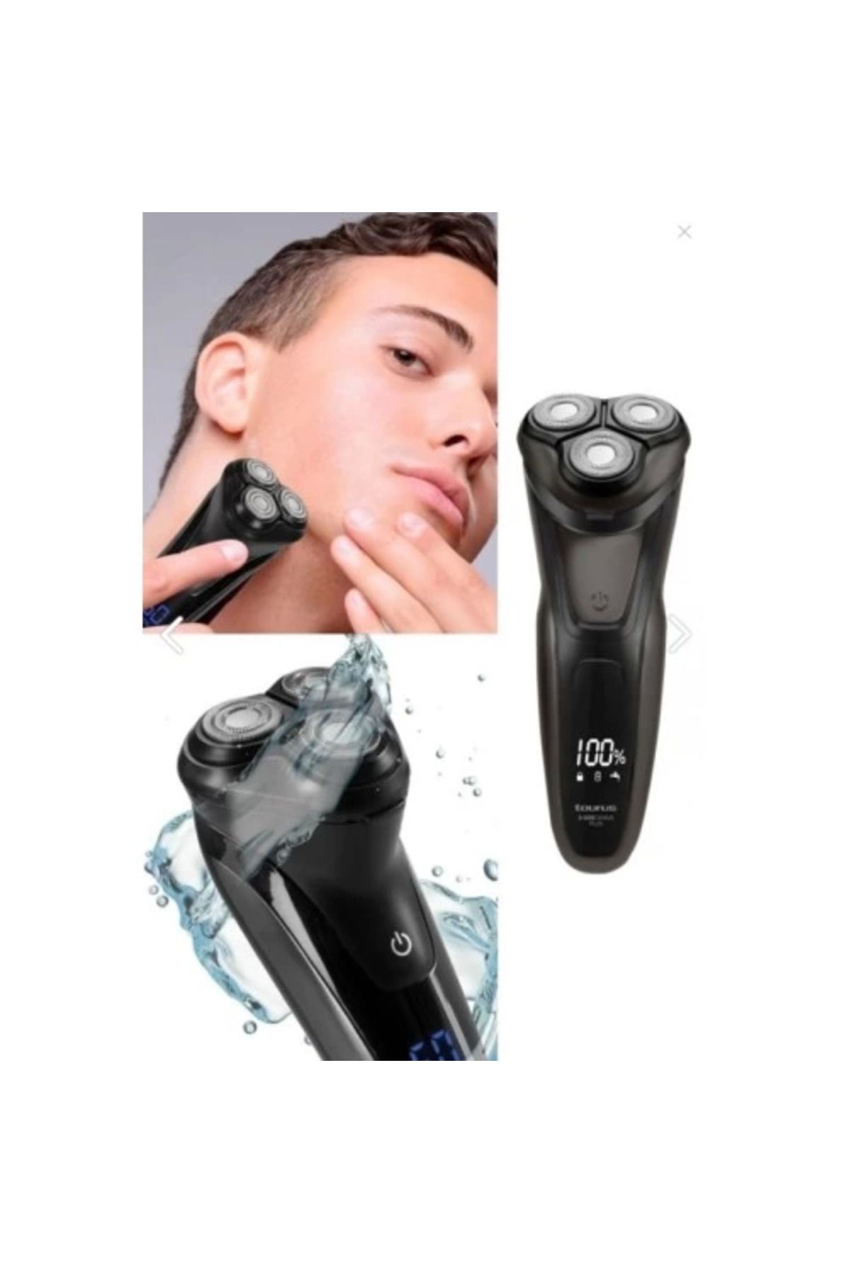 costurera 3 Başlıklı Şarjlı Erkek Traş Makinesi
