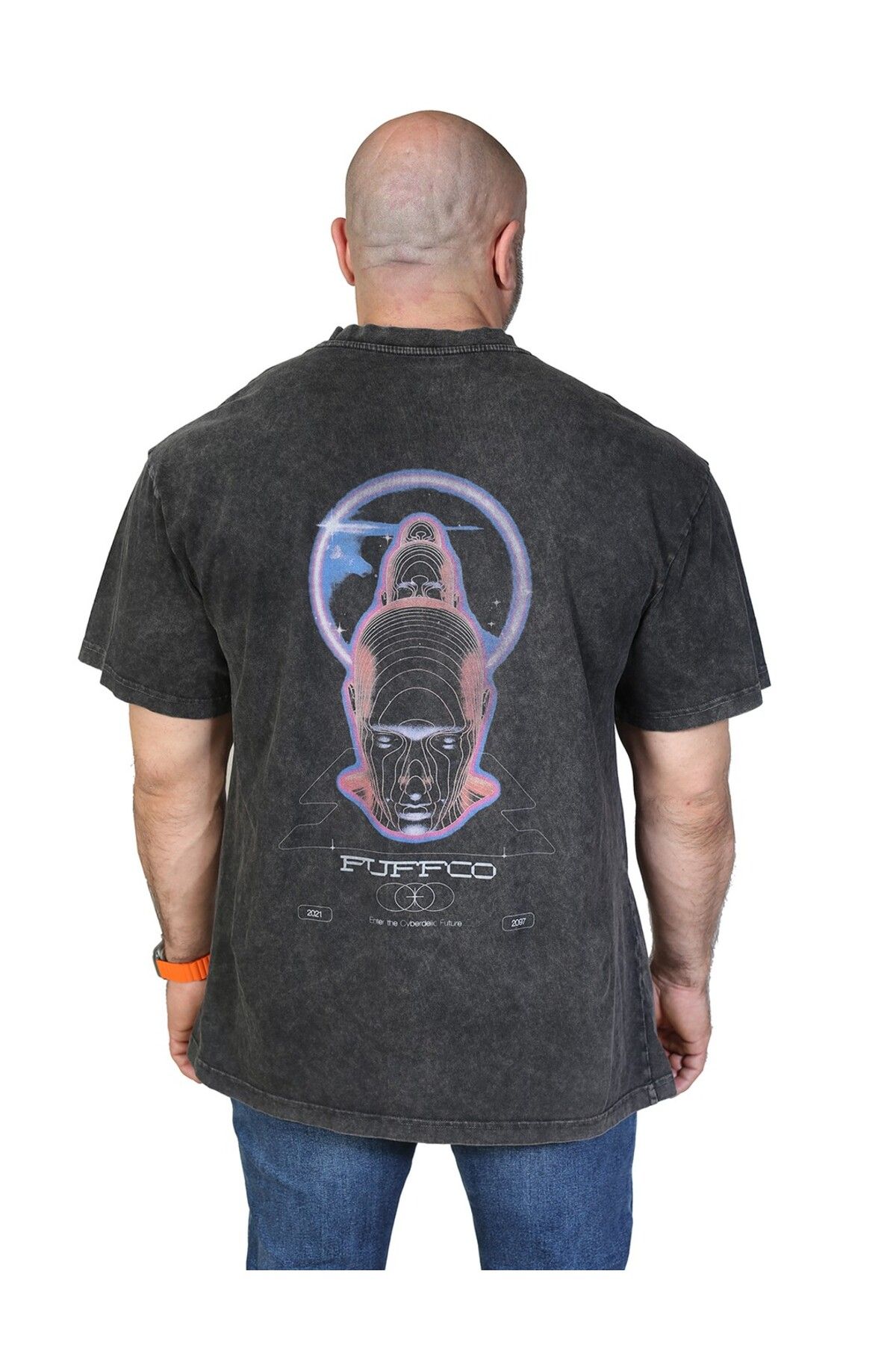 Muu Legacy PUFFCO Oversize T-Shirt %100 Pamuk Dijital Baskılı