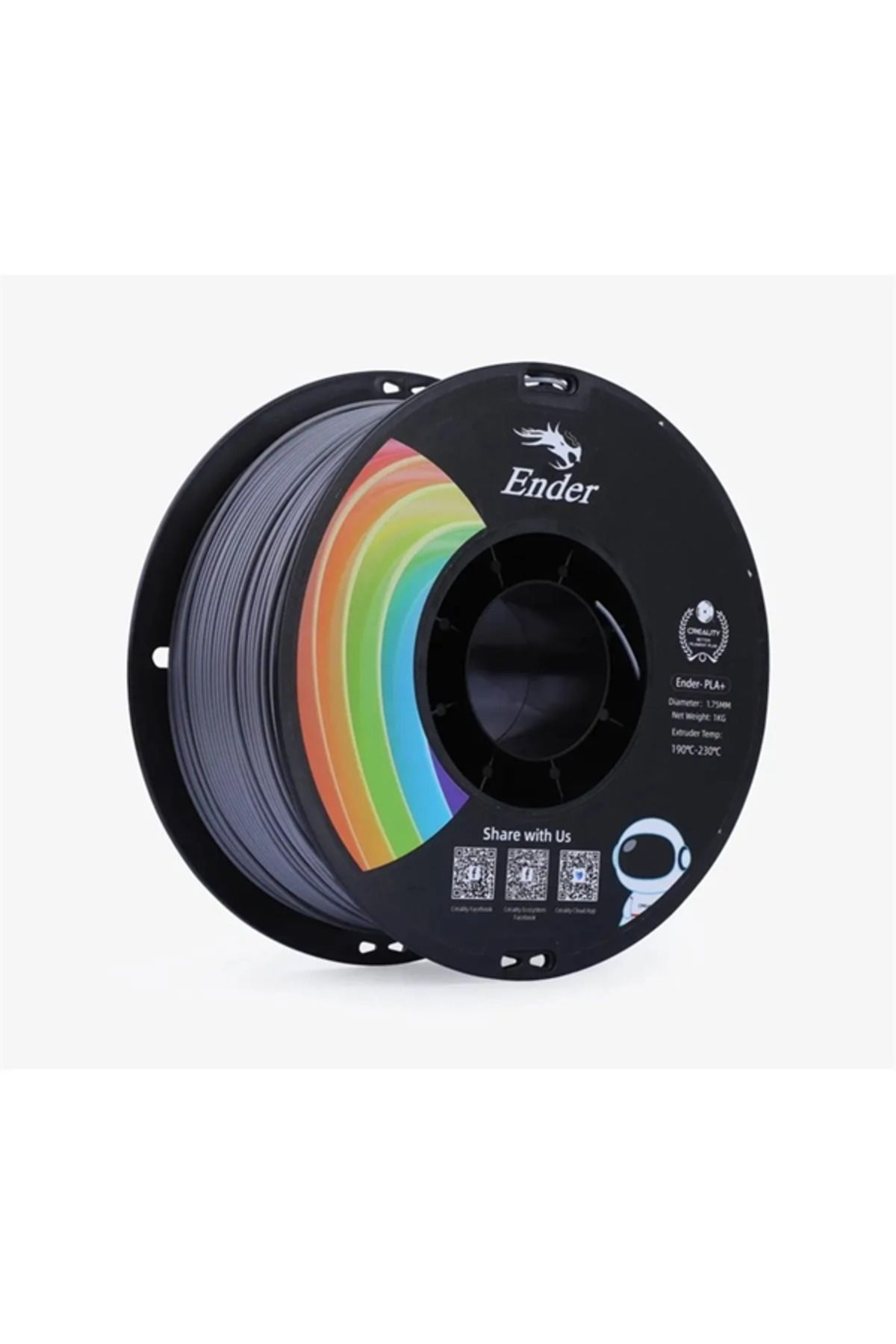 Creality Ender Pla+ Gri Filament 1.75mm 12 kg