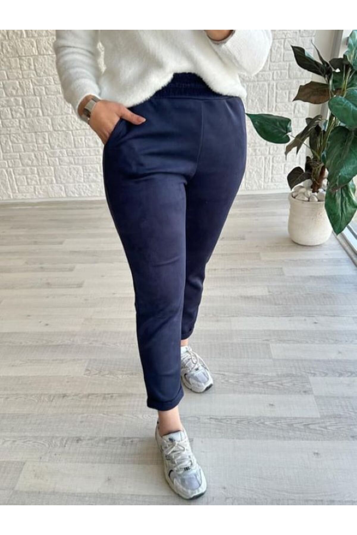 boutich DUBLE PAÇA SÜET PANTOLON
