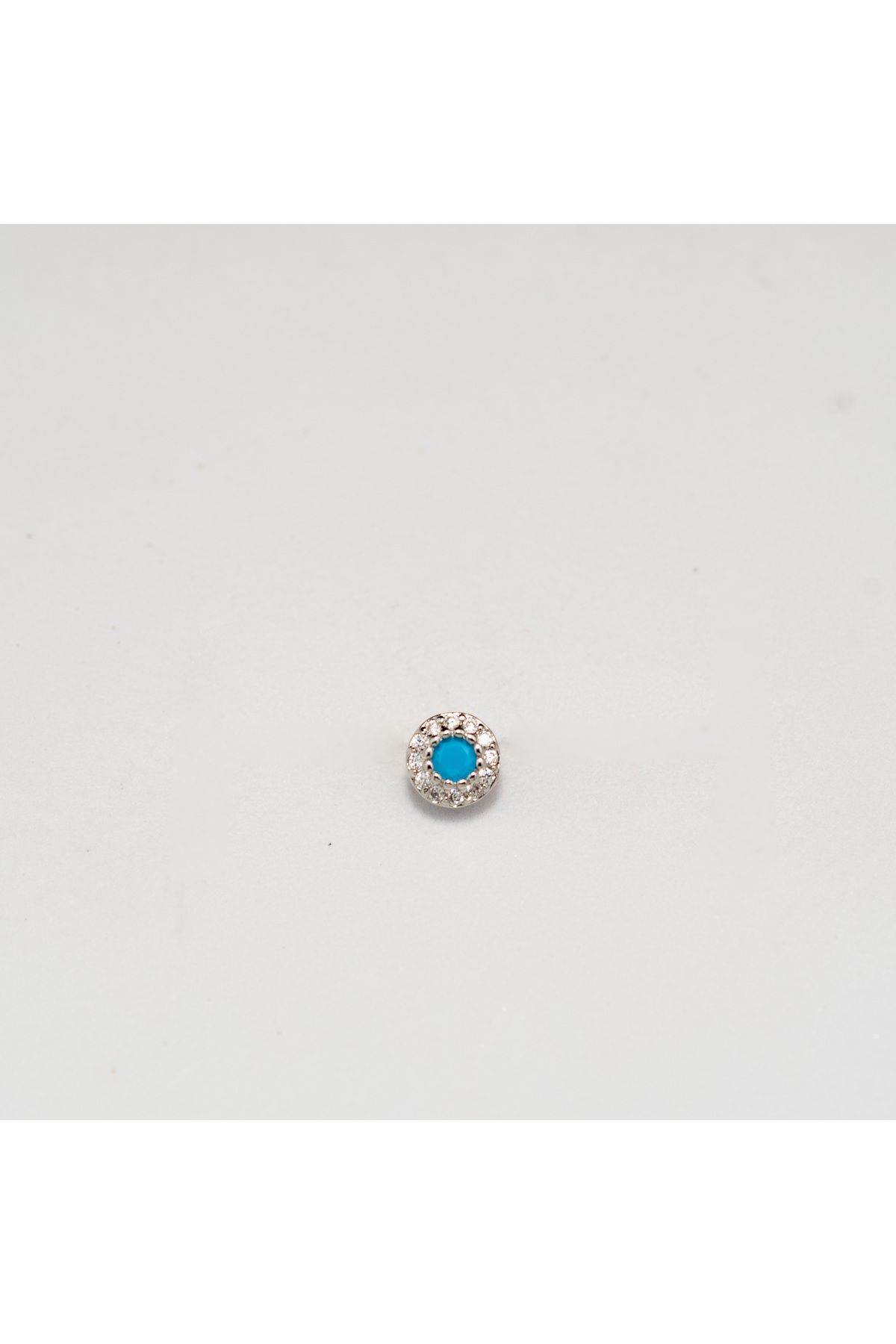 Piercing by Sever TURKUAZ TAŞLI MODEL ÇELİK PIERCING… GÜMÜŞ/SILVER RENKLİ ve ŞEFFAF TAŞLI (TARGUS HELIX CONCH FLAT)
