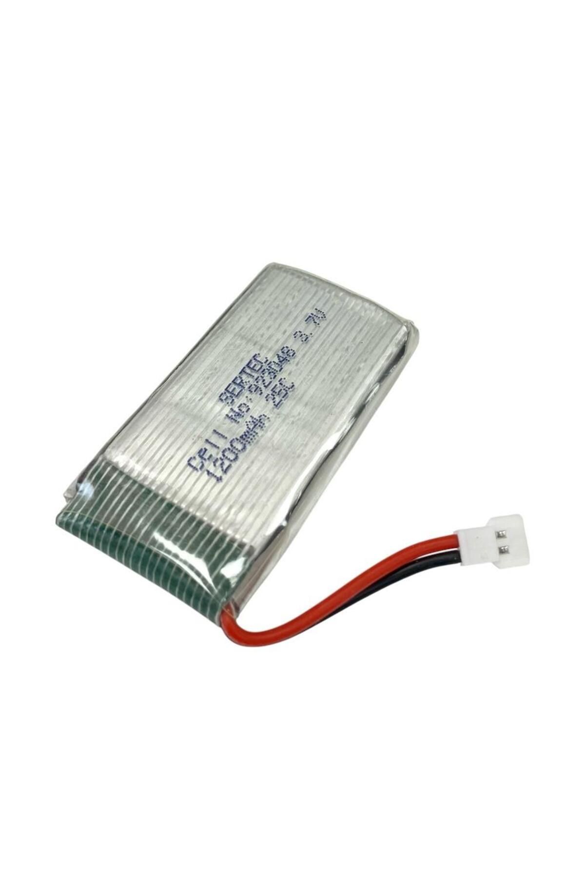 Sertec 923048 3.7V 1200mAh 25C Li-Polymer Pil - Soketli