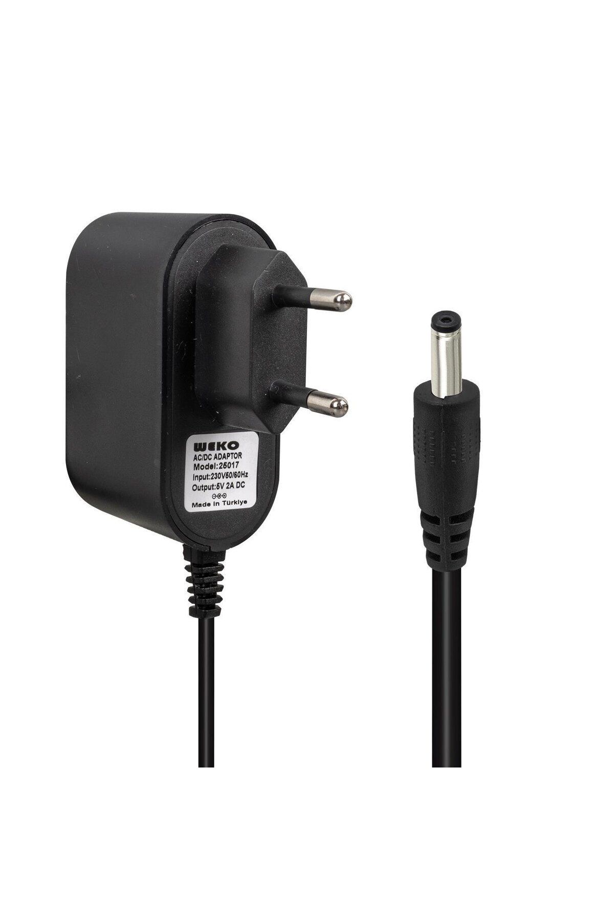 WEKO 5 Volt 2 Amper Sencrom-Xiaomi-Next 4.0*1.7 Uçlu Yerli Üretim Priz Tipi Android Box Adaptör