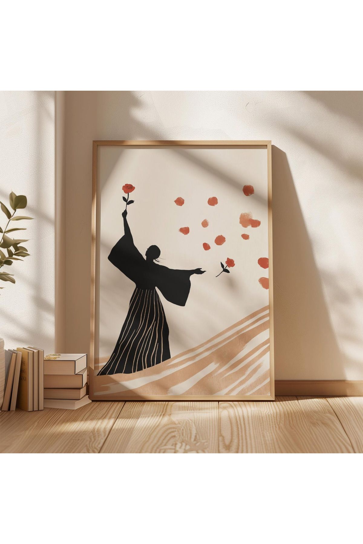 woodhomeworks tek parça salon ofis dekor tablo