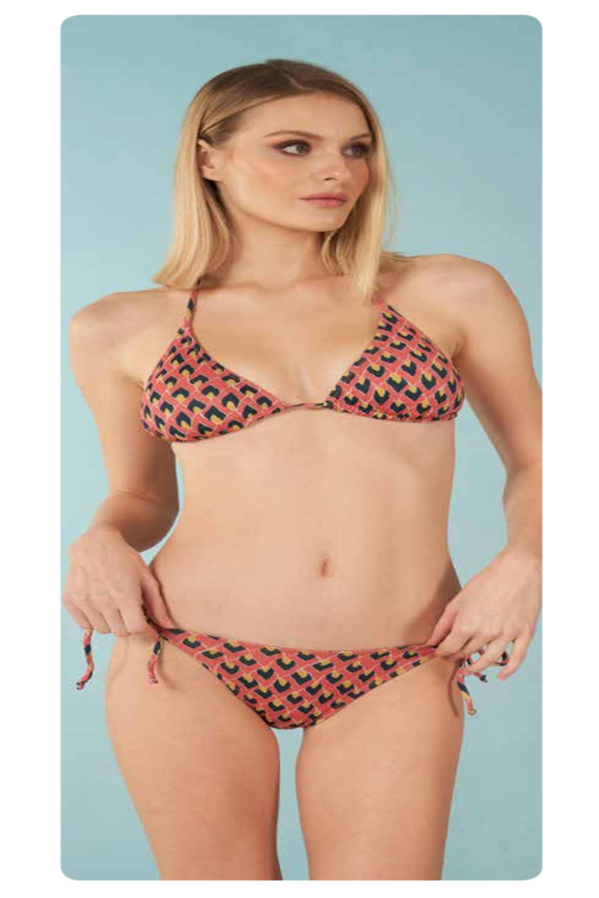 Fily İç Giyim ESTİVA Bağlamalı Bikini Takım