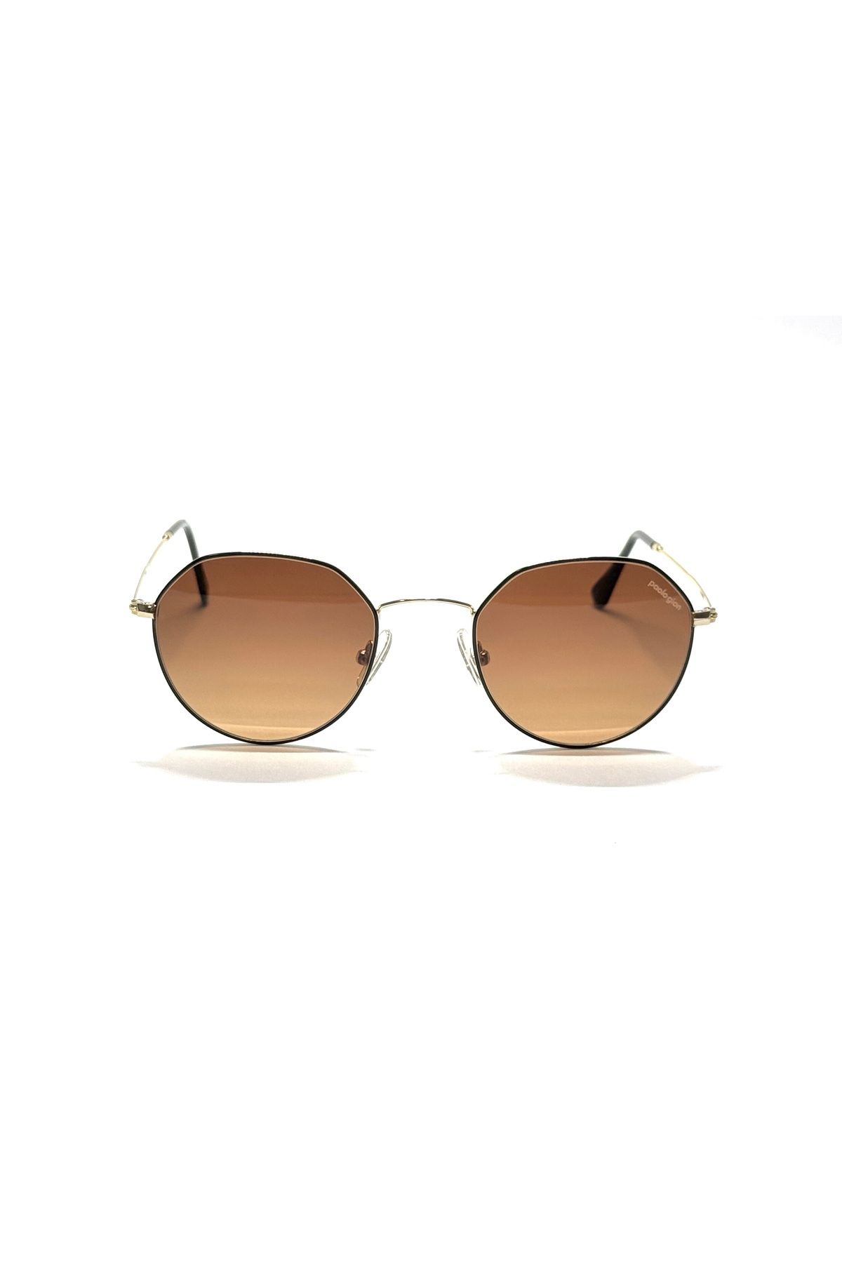 paolo gion 147 c7 kahverengi degrade unisex uv 400 filtreli güneş gözlüğü 50-24-145