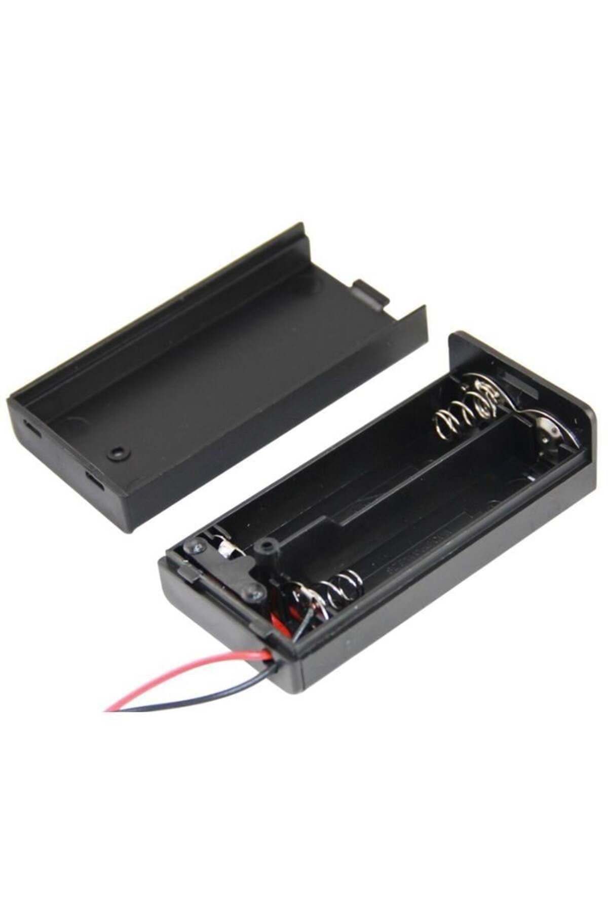 Powermaster 2'Li AA Kapaklı Switch'li Pil Yuvası (IC-233C