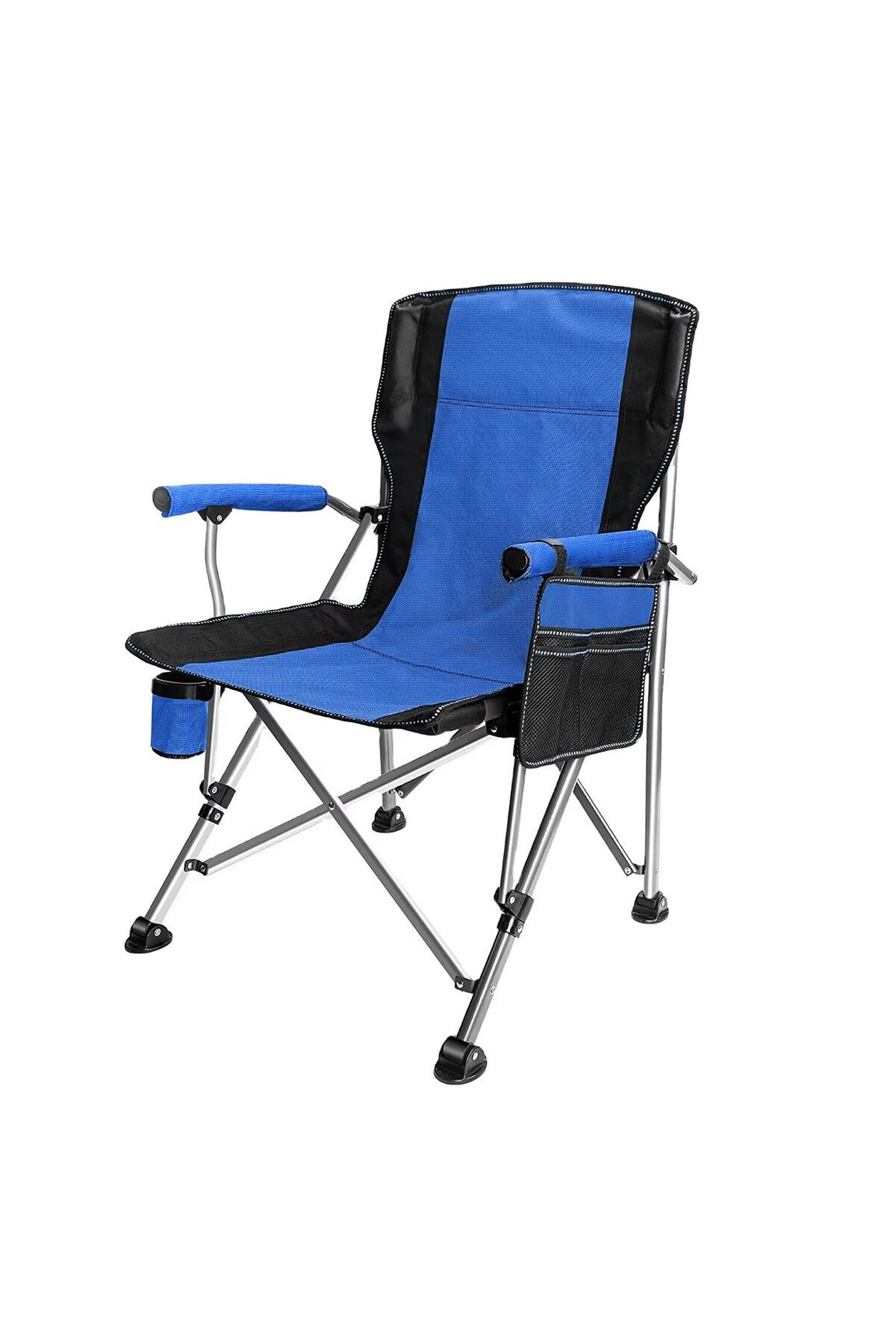 SAVEX Katlanır Kamp Piknik Sandalyesi - Madfox Roxy - Mavi/Siyah - 546245 - Taşıma Çantalı