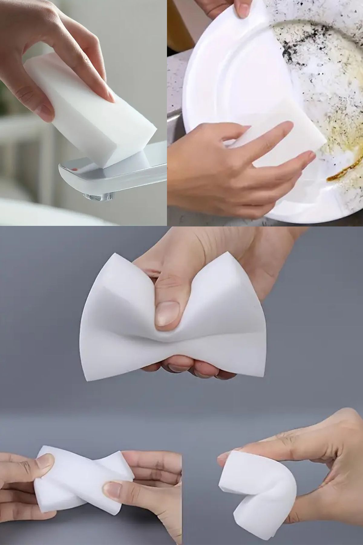 Trend Goods Sihirli Süngerler, Çok Amaçlı Ev Temizleme, Mutfak Bulaşık Süngerleri,Banyo, Küvet,Lavabo ( 5 adet )