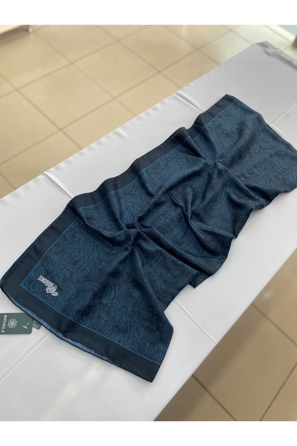 Bonjela Etnik Desen Pamuklu Soft Şal