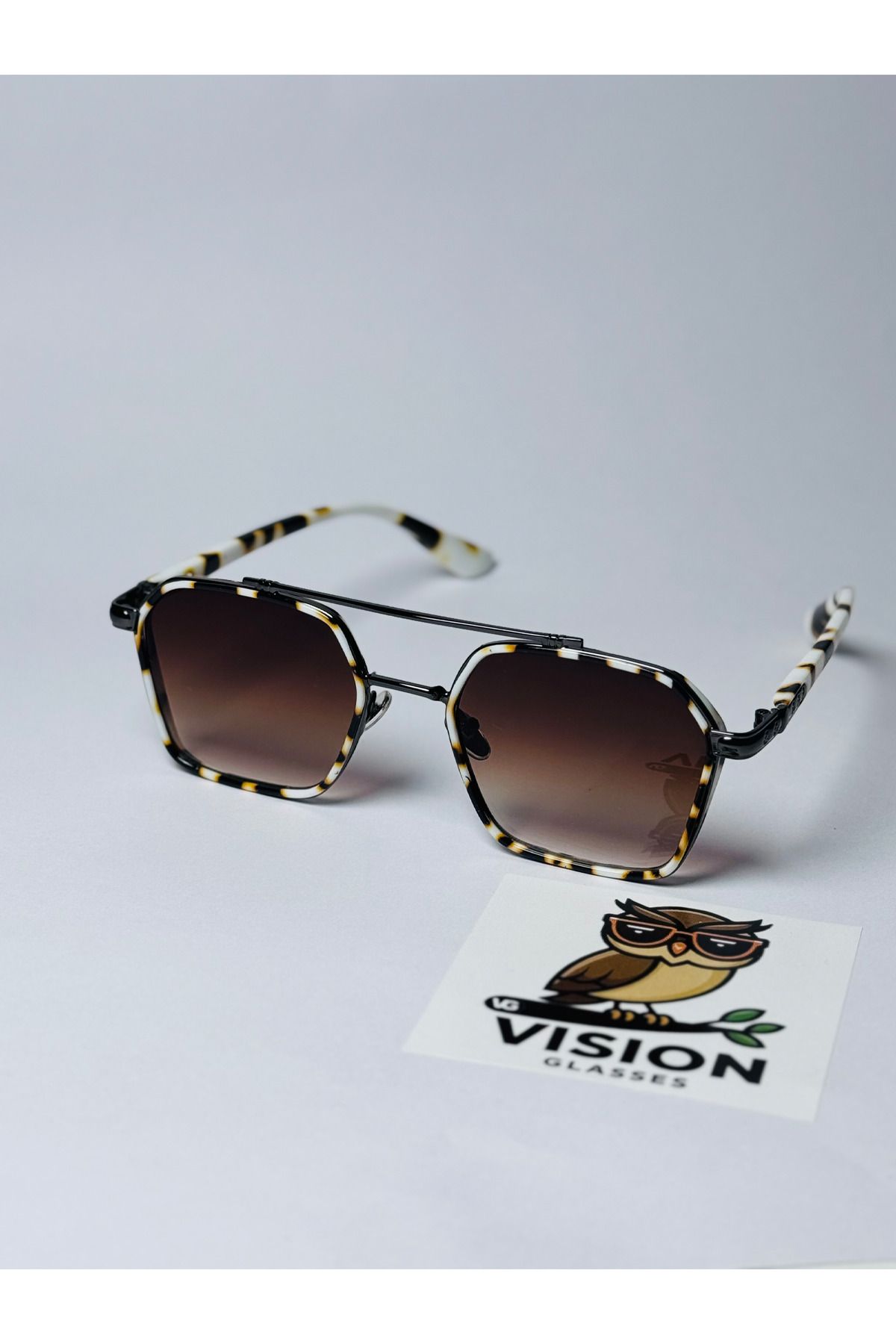 VG VISION GLASSES Colorwave Kahverengi Unisex Güneş Gözlüğü