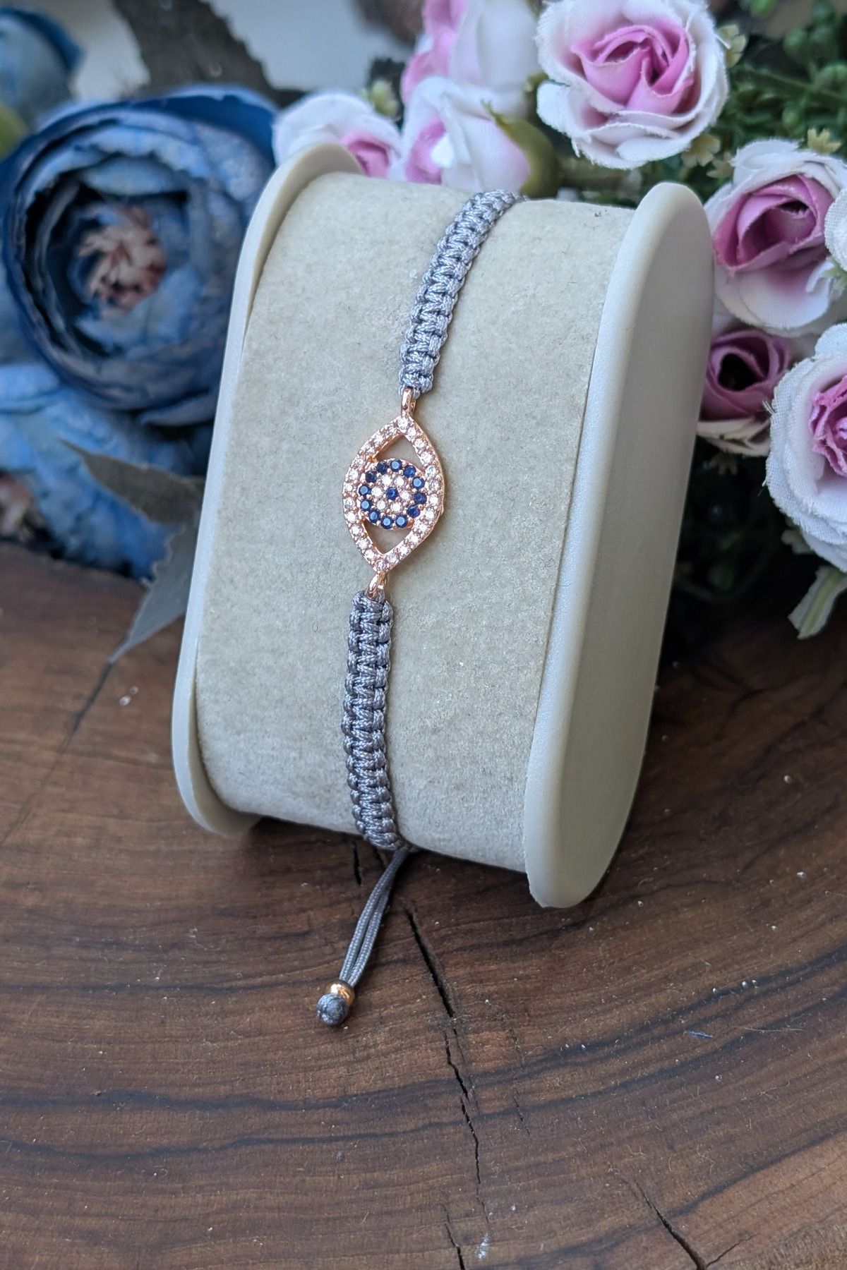 cheetah quality Zirkon Taşlı El Yapımı Makrome Ayarlanabilir Kadın Bileklik