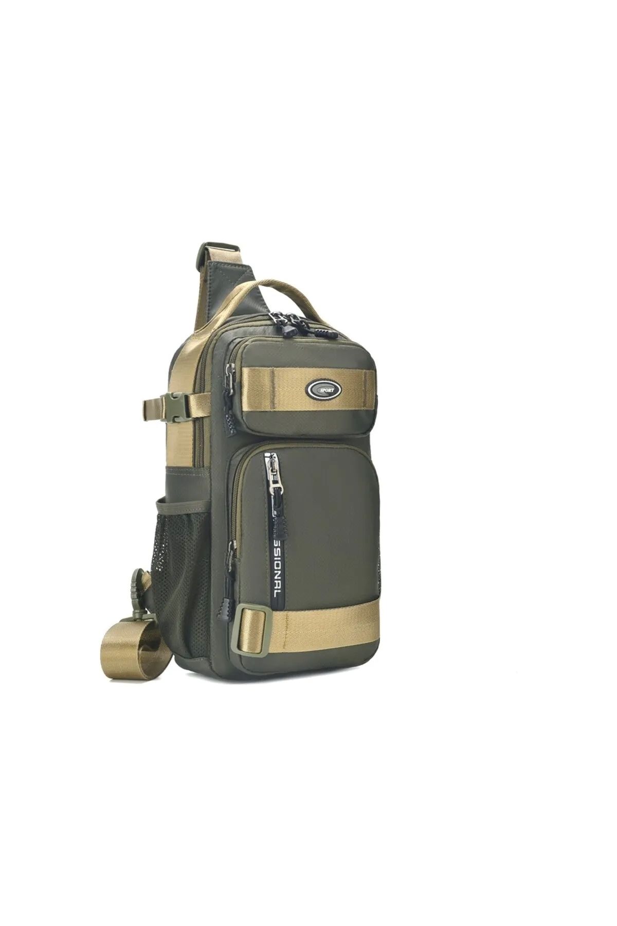 Newish Polo Çapraz Tek Kol Göğüs Omuz Crossbody Çanta Oxford Kumaş Erkek Sırt Çantası