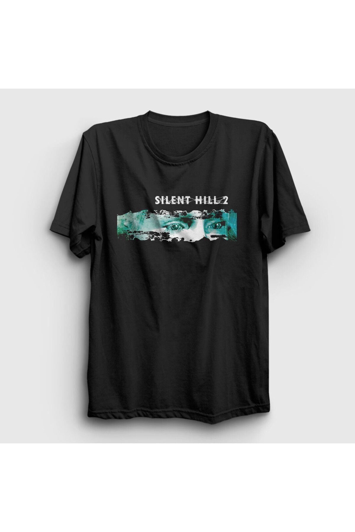 Presmono Unisex Siyah Cover Oyun Silent Hill 2 T-Shirt 542200tt