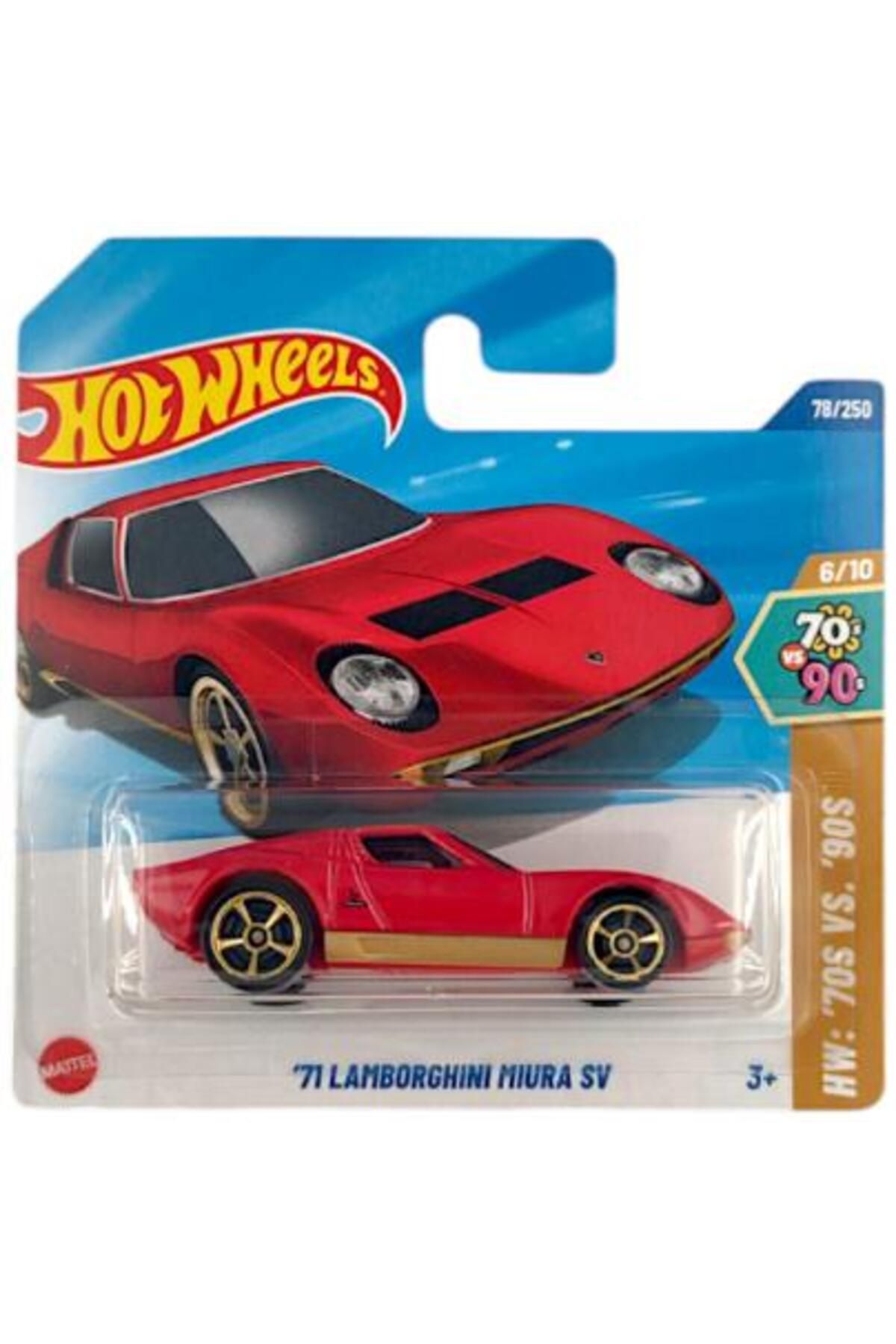 HOT WHEELS Tekli Arabalar 71 Lamborghini Miura SV HYX22
