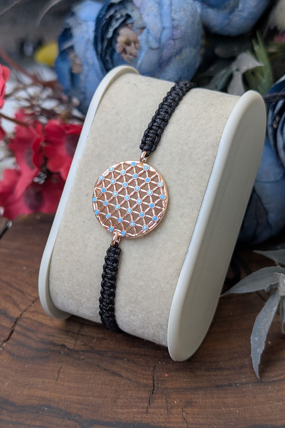 cheetah quality Zirkon Taşlı El Yapımı Makrome Ayarlanabilir Kadın Bileklik