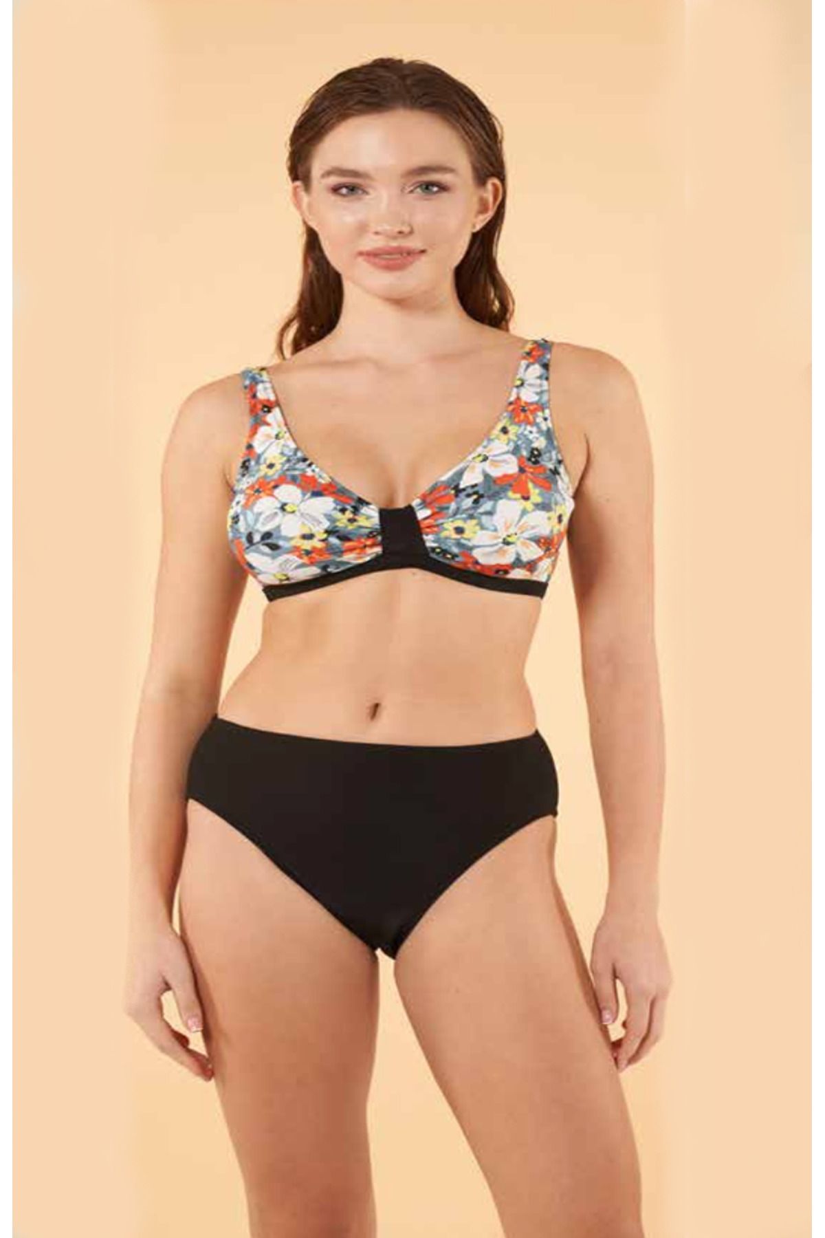 Fily İç Giyim ESTİVA V Kesim Kalın Askılı Bikini Takım