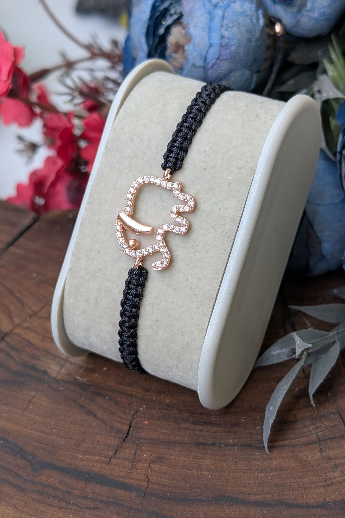 cheetah quality Zirkon Taşlı El Yapımı Makrome Ayarlanabilir Kadın Bileklik