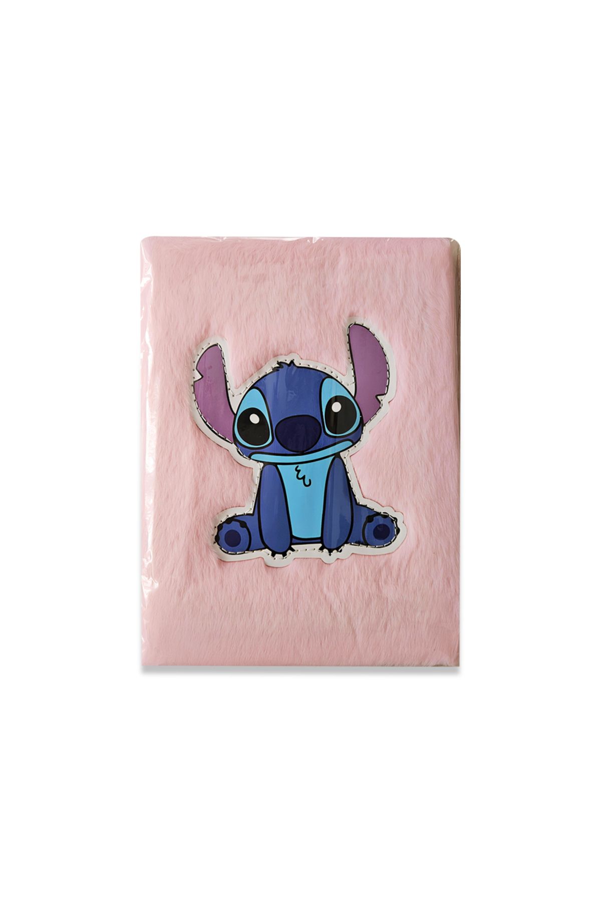 Fancy Space Stitch Pembe Peluş Defter 3D