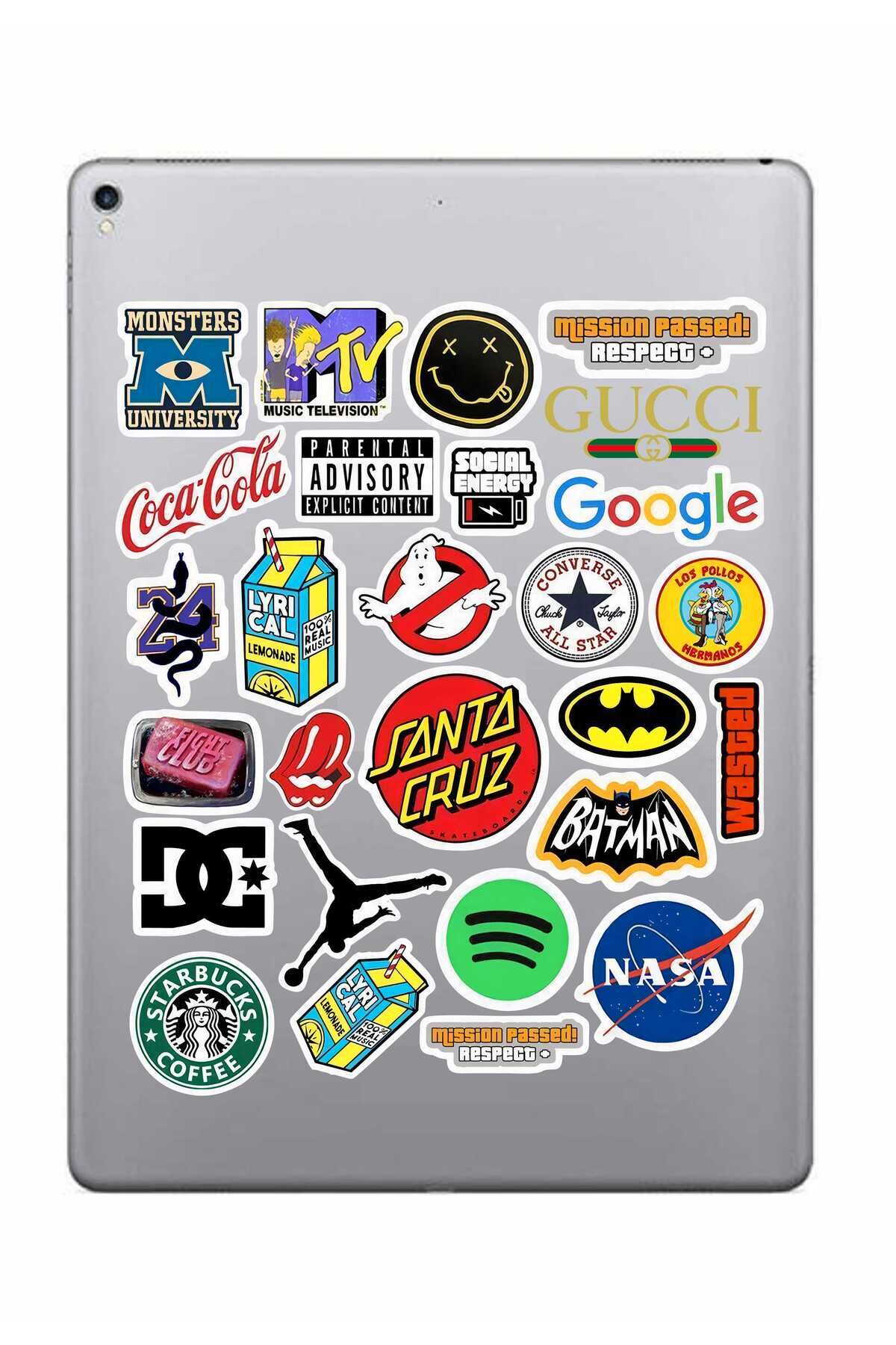hediyenebak Logo Brand Sticker Seti | Laptop Ajanda PC Tablet Telefon Defter Etiket Bullet Journal