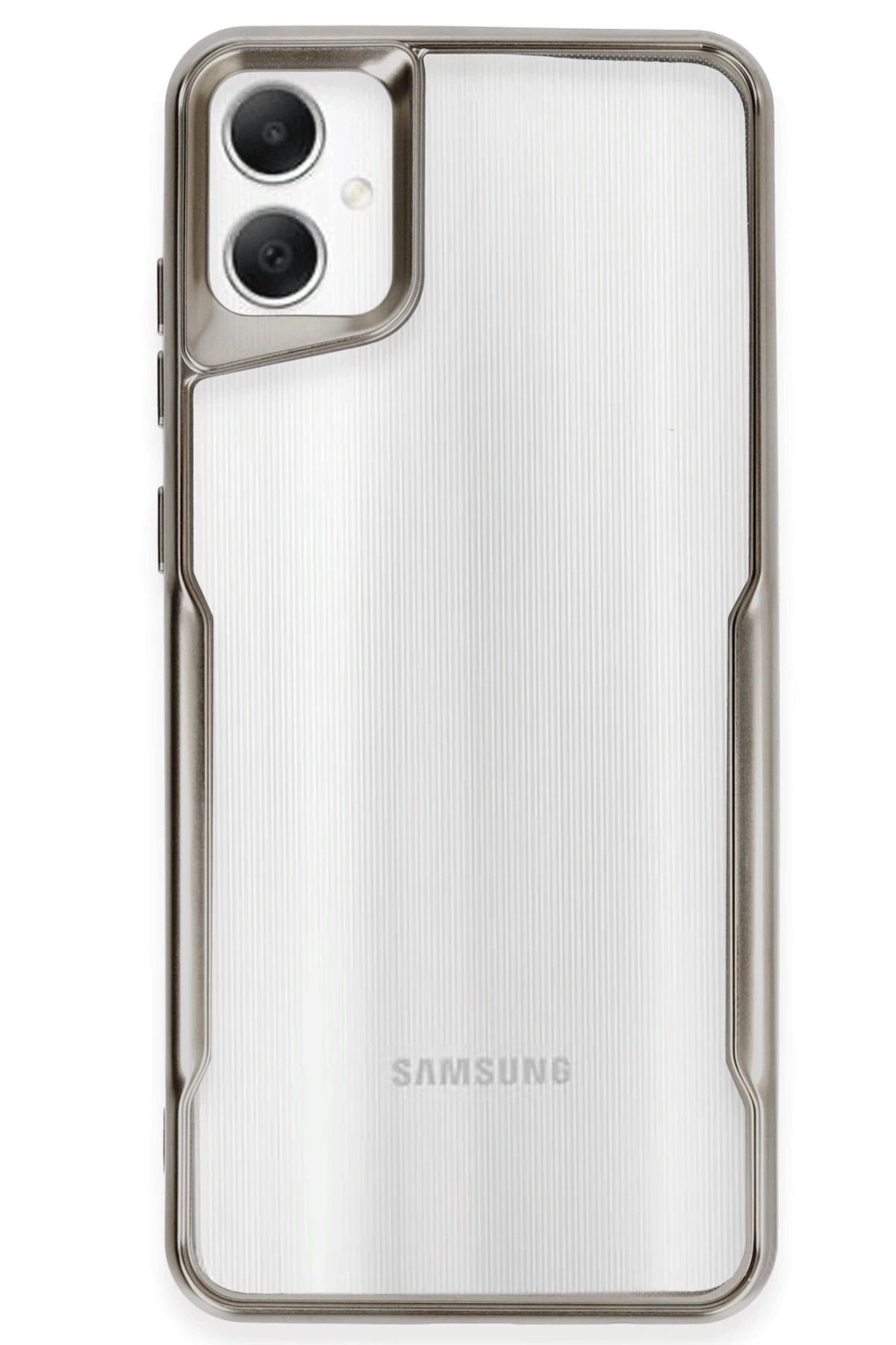 NewFace Samsung Galaxy A06 Kılıf Boyi Silikon Kapak - Titan Gri GLSTD