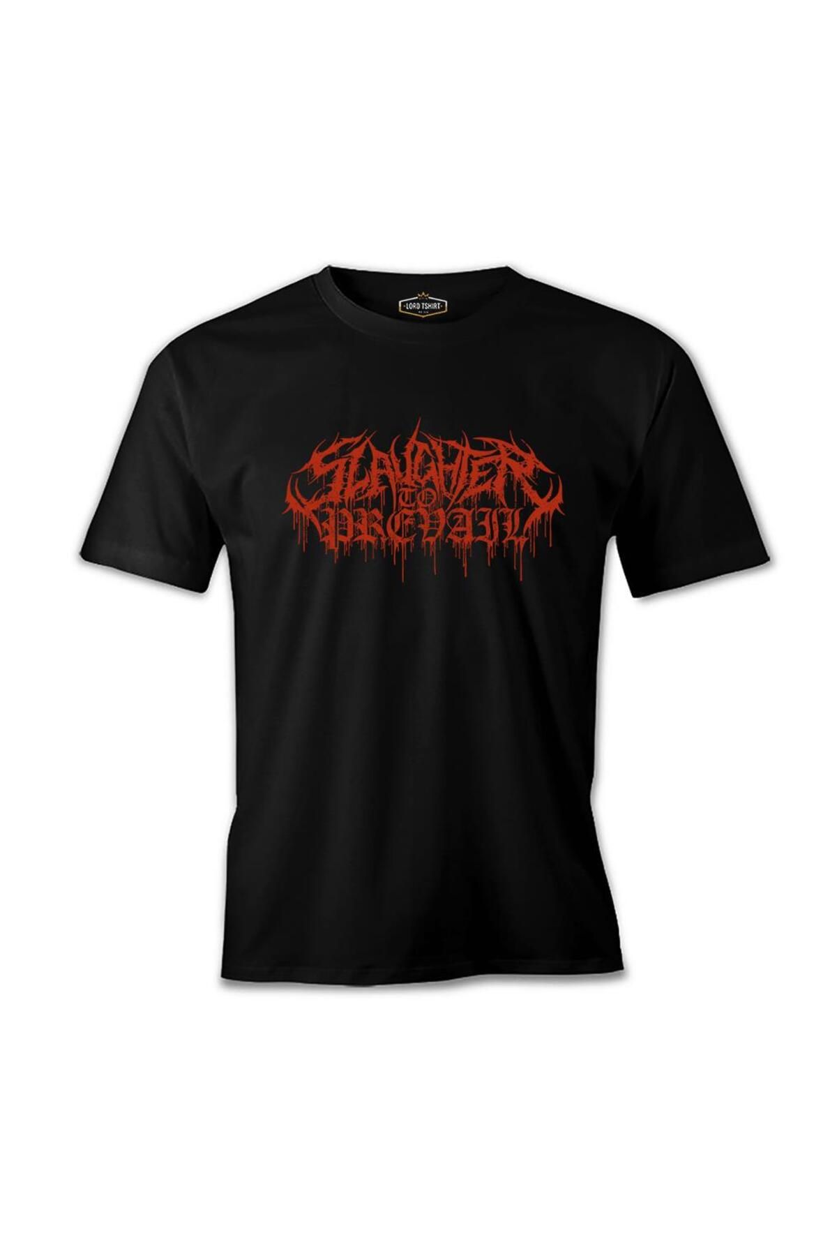 Lord T-Shirt Slaughter to Prevail Logo Siyah Erkek Tshirt