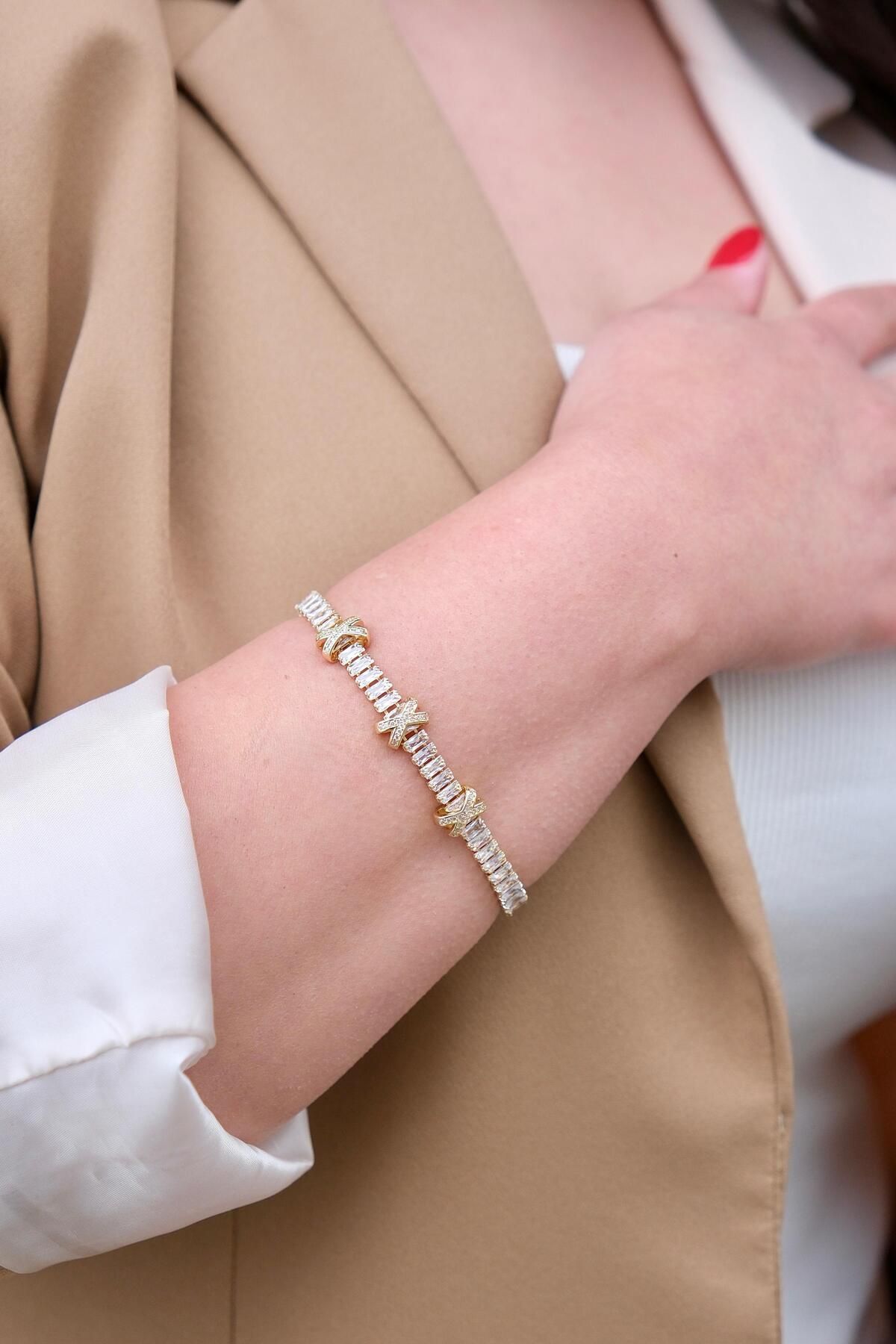 My Life Accessory TİFFANY OXXO MODEL VIP SU YOLU ÇELİK BİLEKLİK ANNELER GÜNÜ