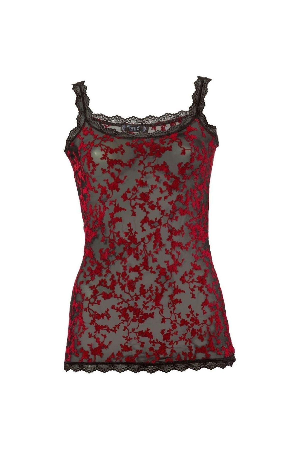 Moda Şahsenem Flok Desenli Atlet 2858