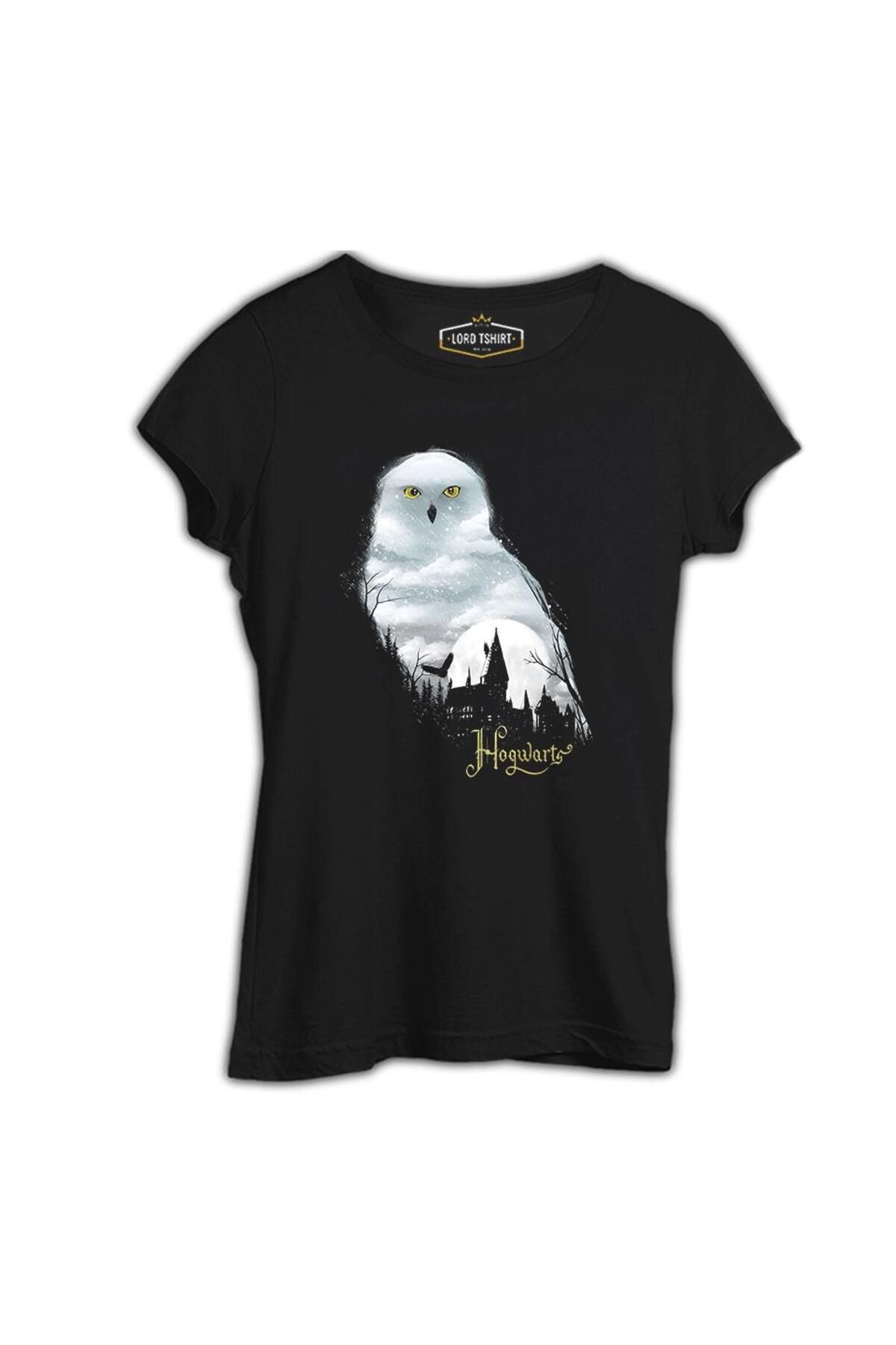 Lord T-Shirt HP - Baykuş Always Siyah Tshirt