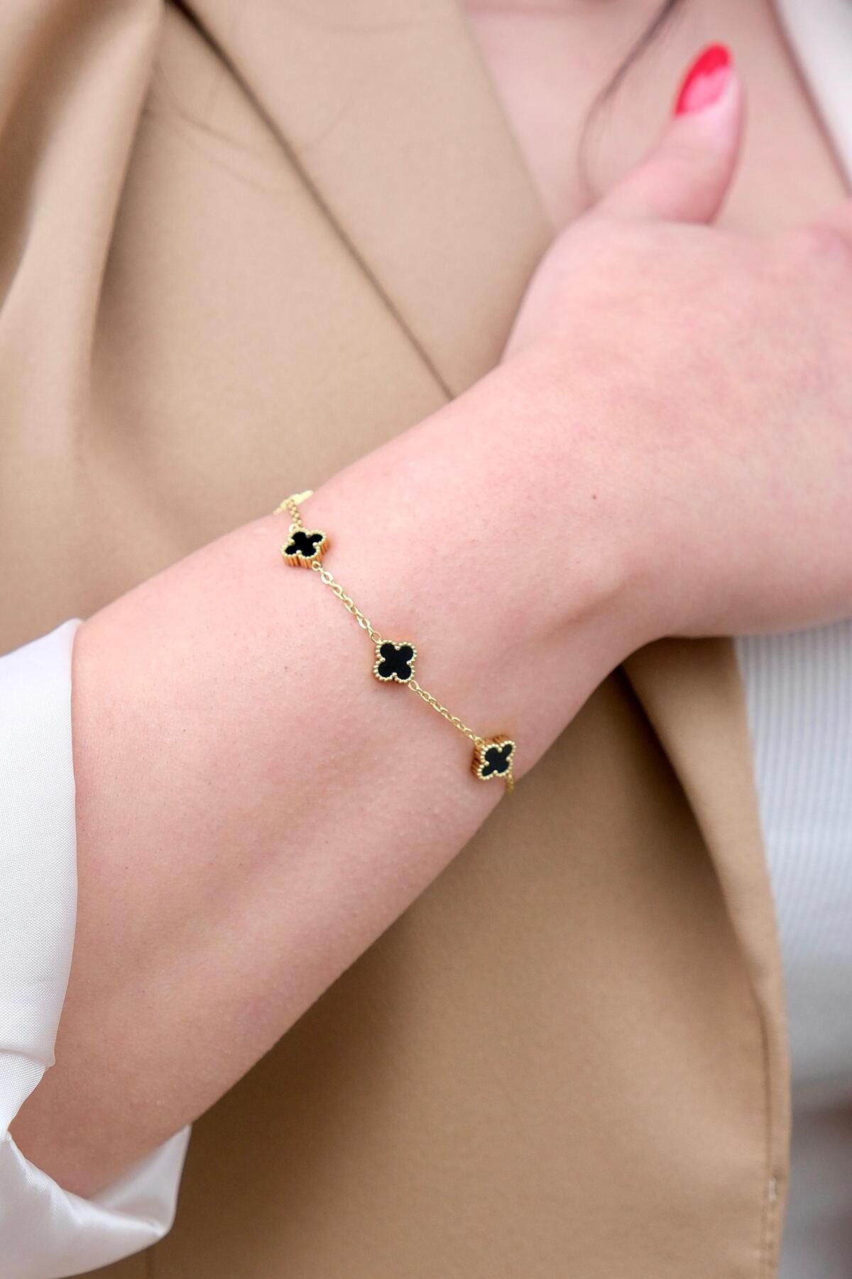 My Life Accessory ÇELİK VAN CLEEF YONCA BİLEK 316 L ÇELİK