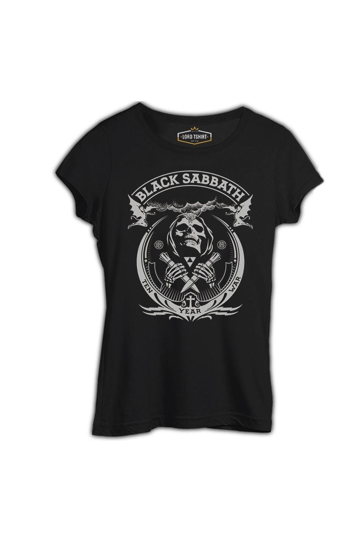 Lord T-Shirt Black Sabbath - Ten Year War Siyah Tshirt