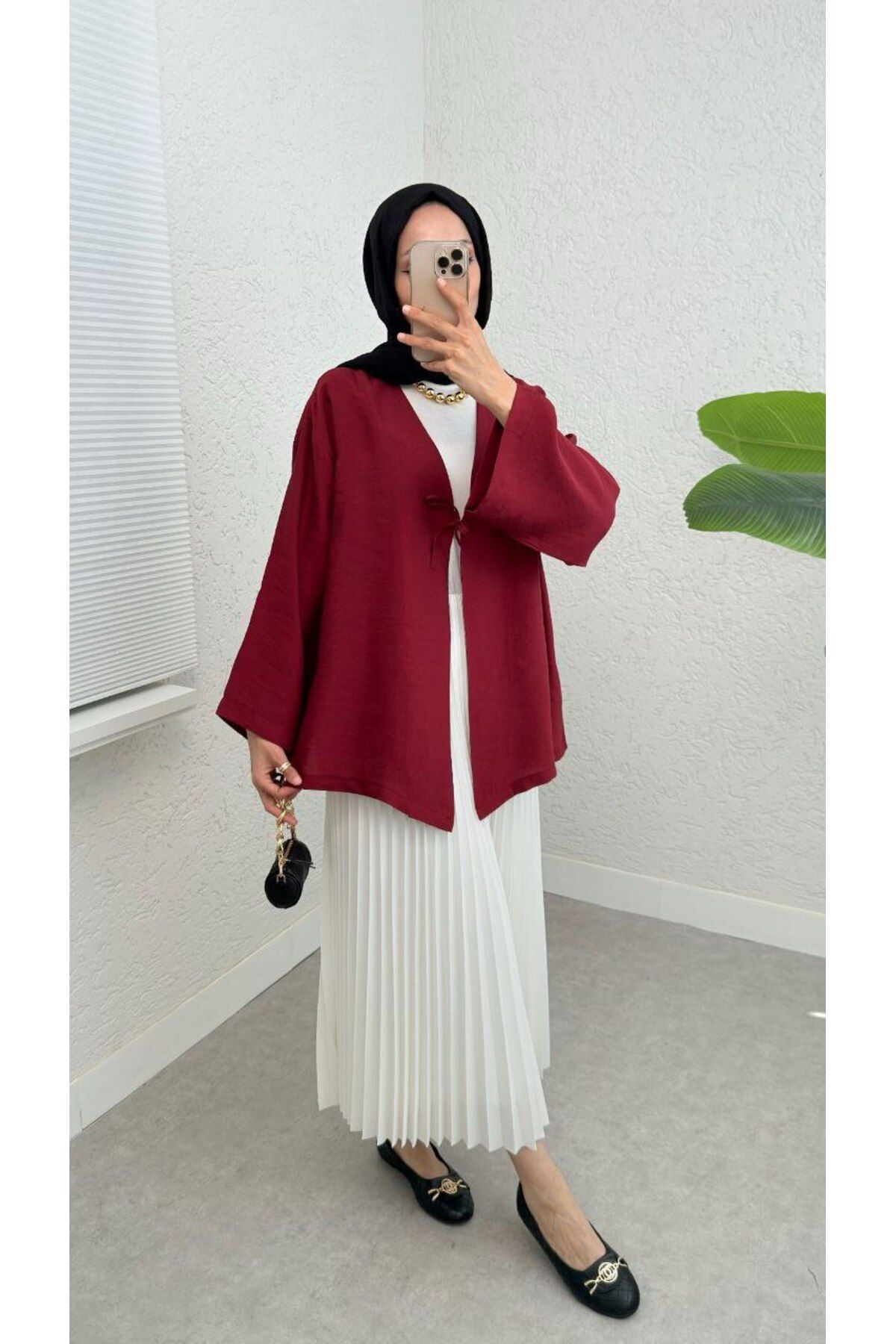 Castivo Fashion Tokyo Bağcıklı Kimono Ceket