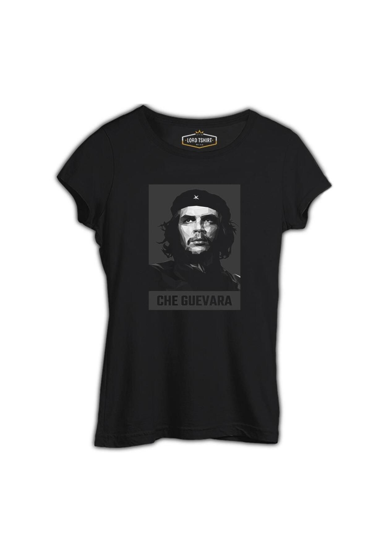 Lord T-Shirt Che Guevara - The Black Portrait Siyah Tshirt